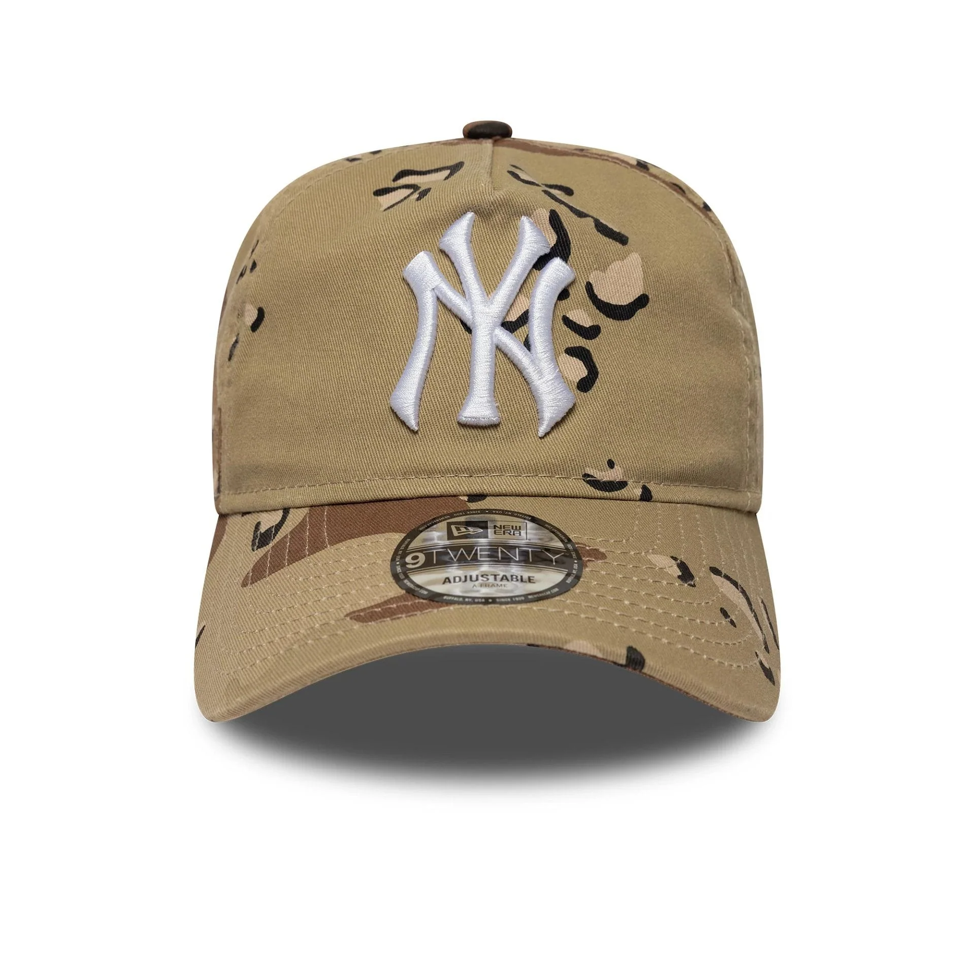 New York Yankees MLB Camo Reserve Desert Camo 9TWENTY A-Frame Adjustable Cap - Image 2