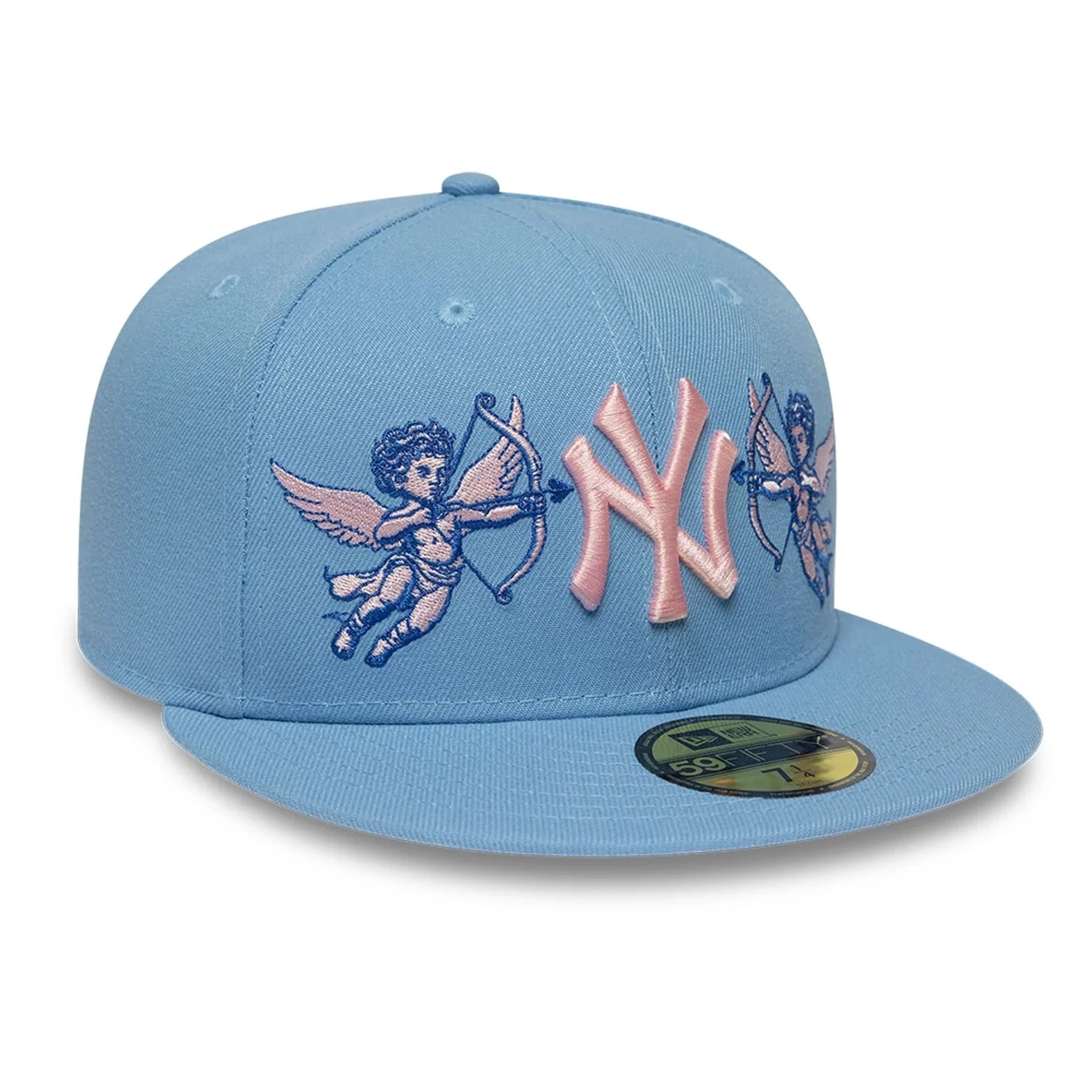 New York Yankees MLB Cherub Pastel Blue 59FIFTY Fitted Cap - Image 4