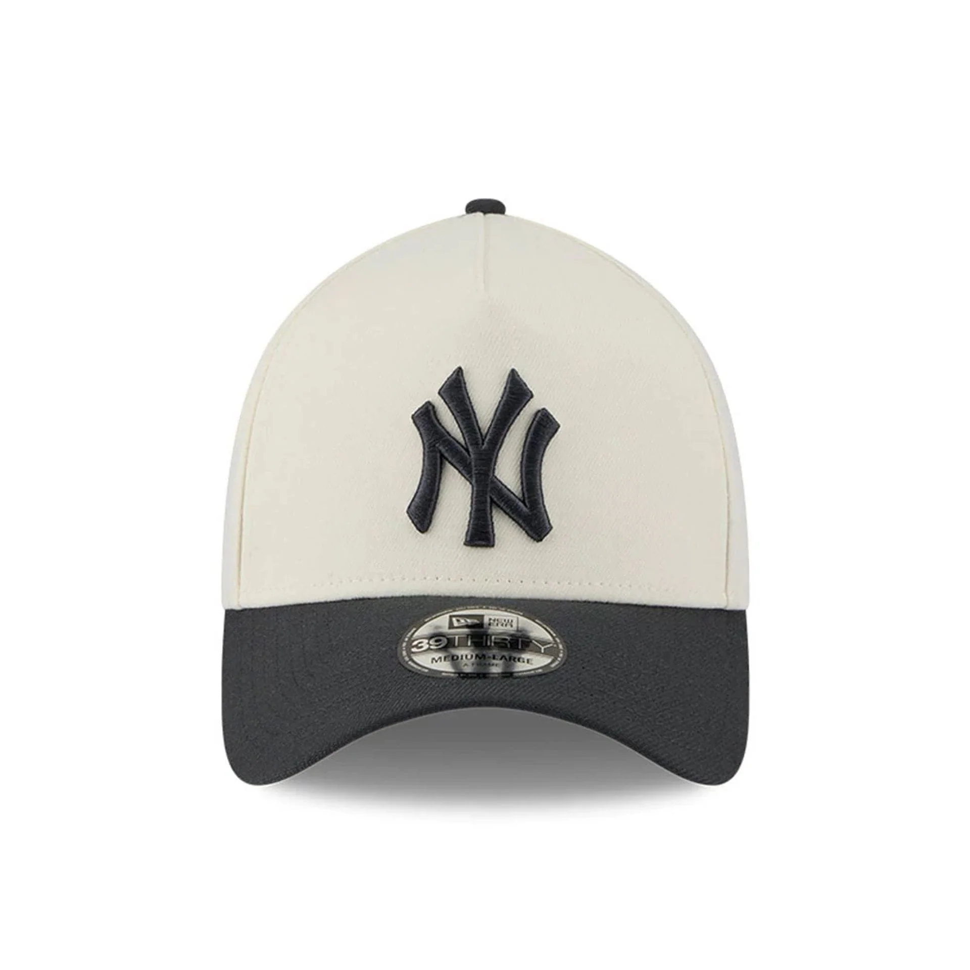New York Yankees MLB Chrome Black 39THIRTY A-Frame Stretch Fit Cap - Image 4