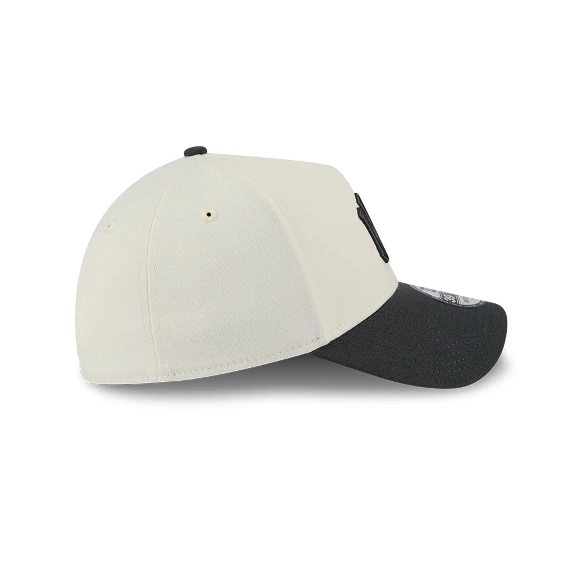 New York Yankees MLB Chrome Black 39THIRTY A-Frame Stretch Fit Cap - Image 7
