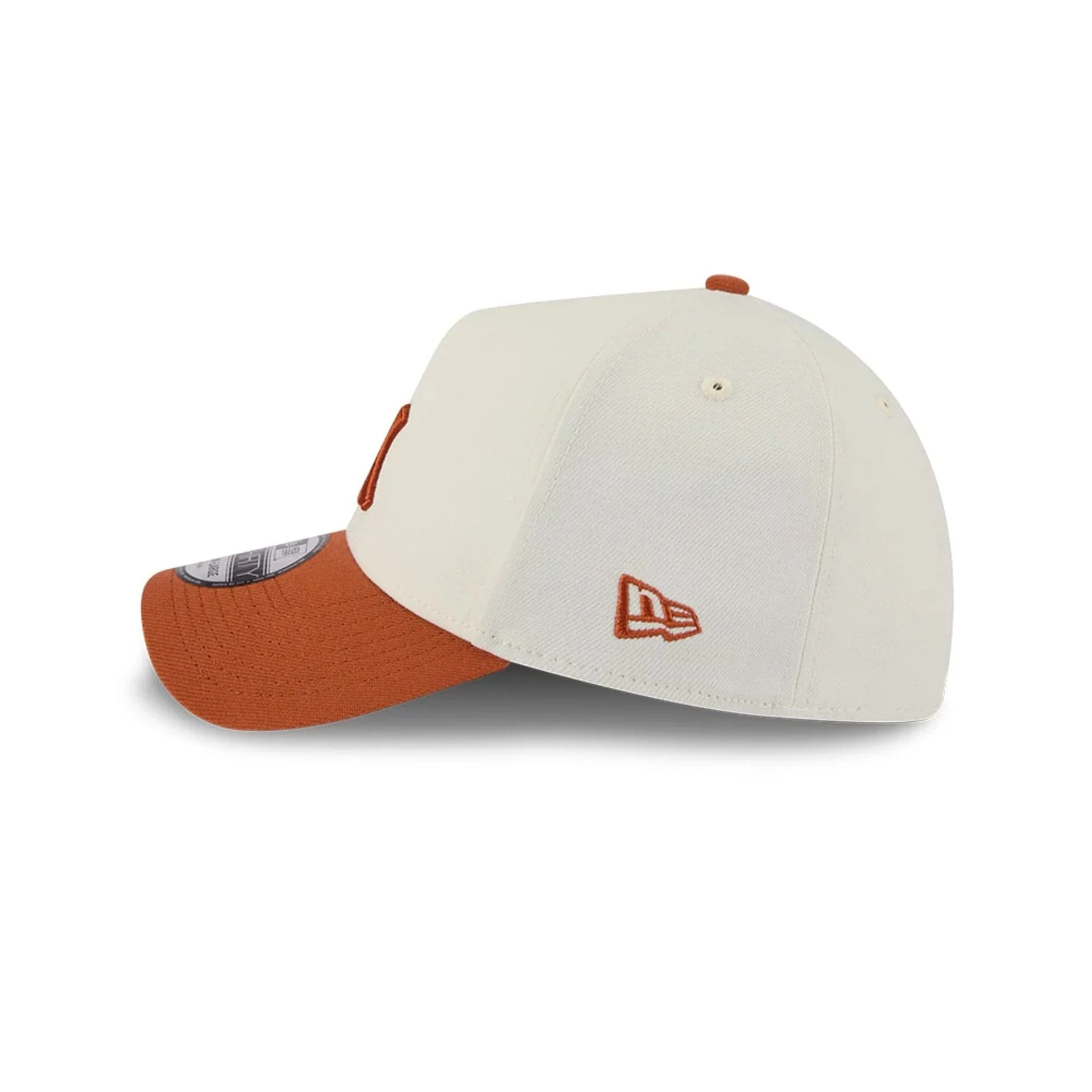New York Yankees MLB Chrome Burnt Orange 39THIRTY A-Frame Stretch Fit Cap - Image 6