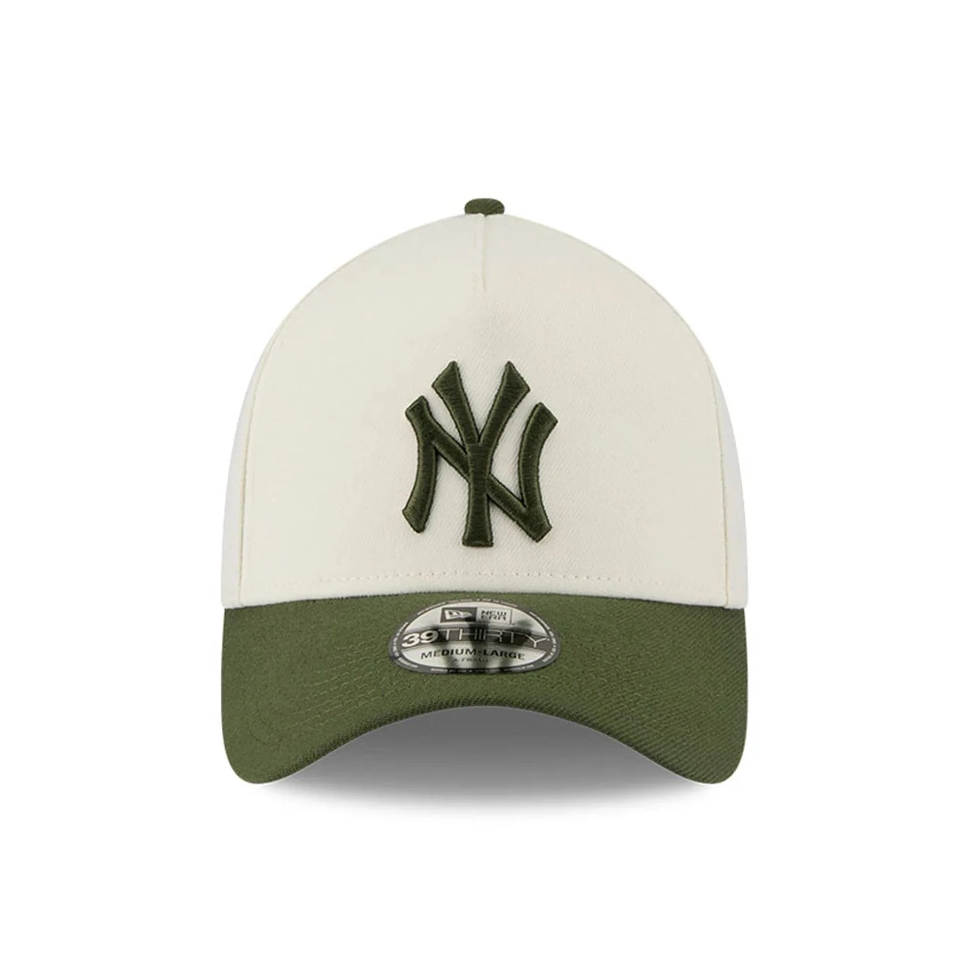 New York Yankees MLB Chrome Dark Green 39THIRTY A-Frame Stretch Fit Cap - Image 4