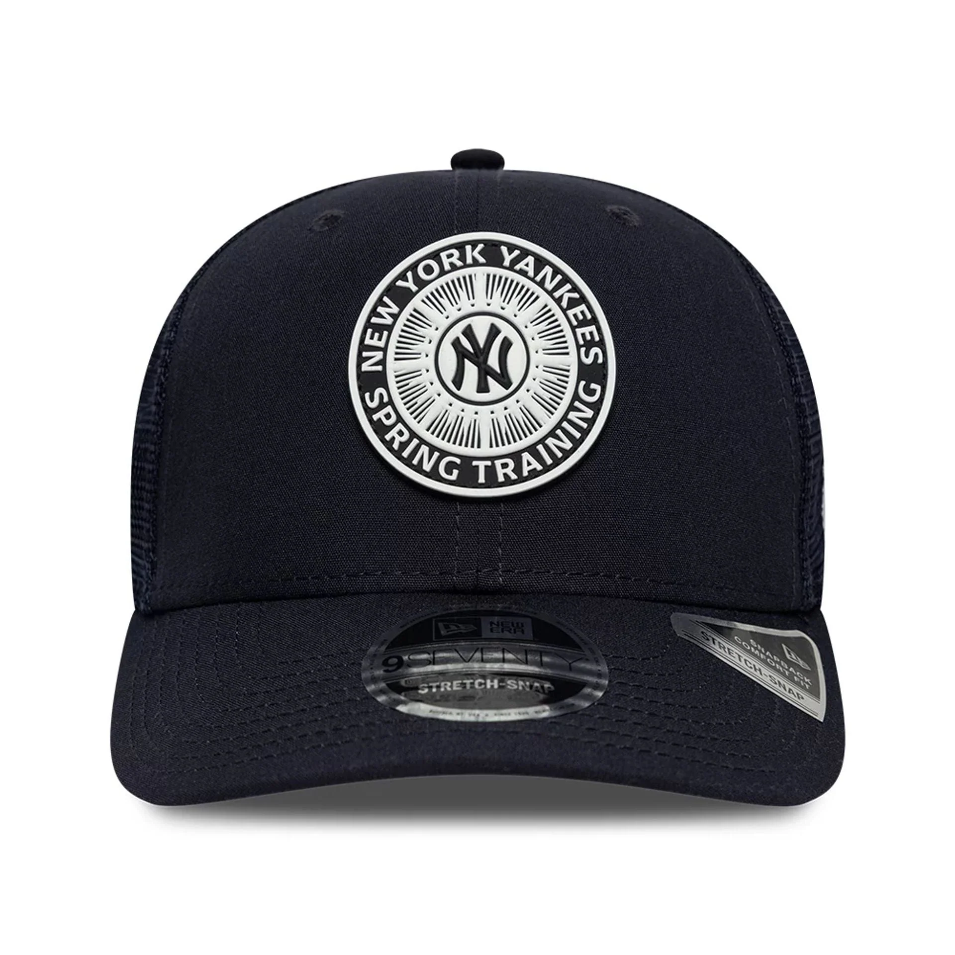 New York Yankees MLB Circles Navy 9SEVENTY Stretch Snap Adjustable Cap - Image 3