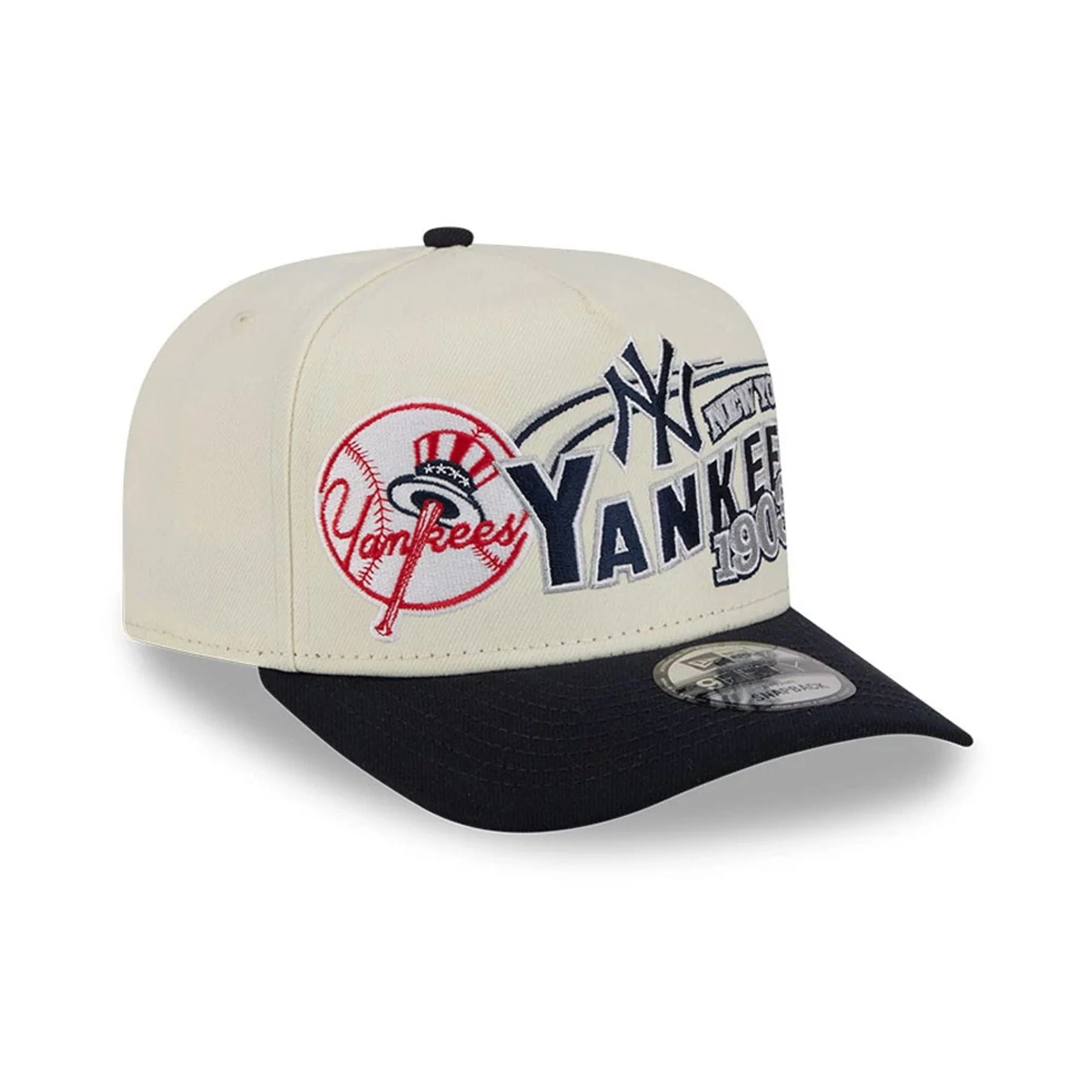 New York Yankees MLB Classic White 9FIFTY A-Frame Snapback Adjustable Cap - Image 4