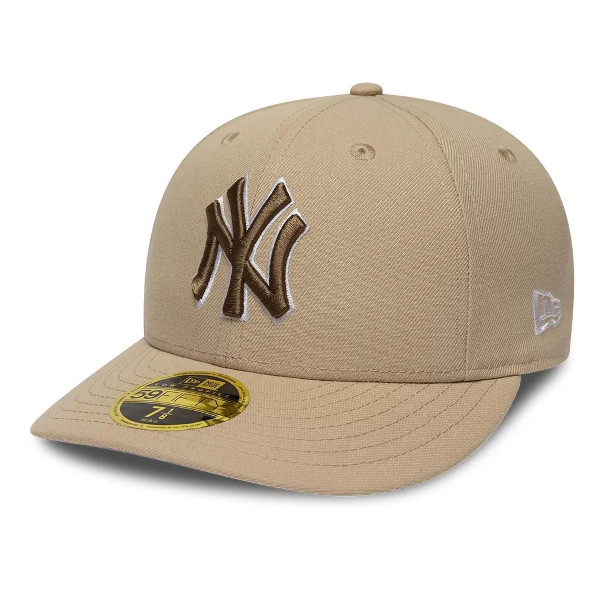 New York Yankees MLB College Varsity Beige Low Profile 59FIFTY Fitted Cap - Image 4