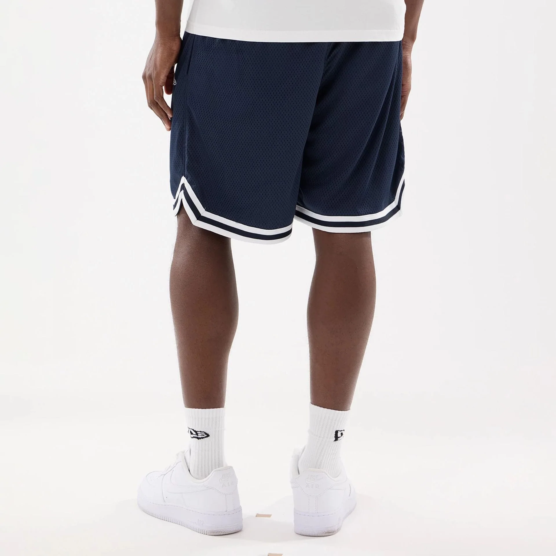 New York Yankees MLB Comfort Navy Oversized Shorts - Image 2