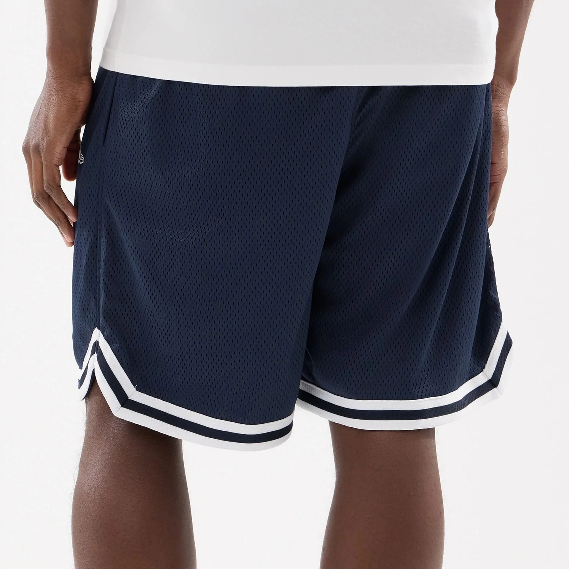 New York Yankees MLB Comfort Navy Oversized Shorts - Image 6