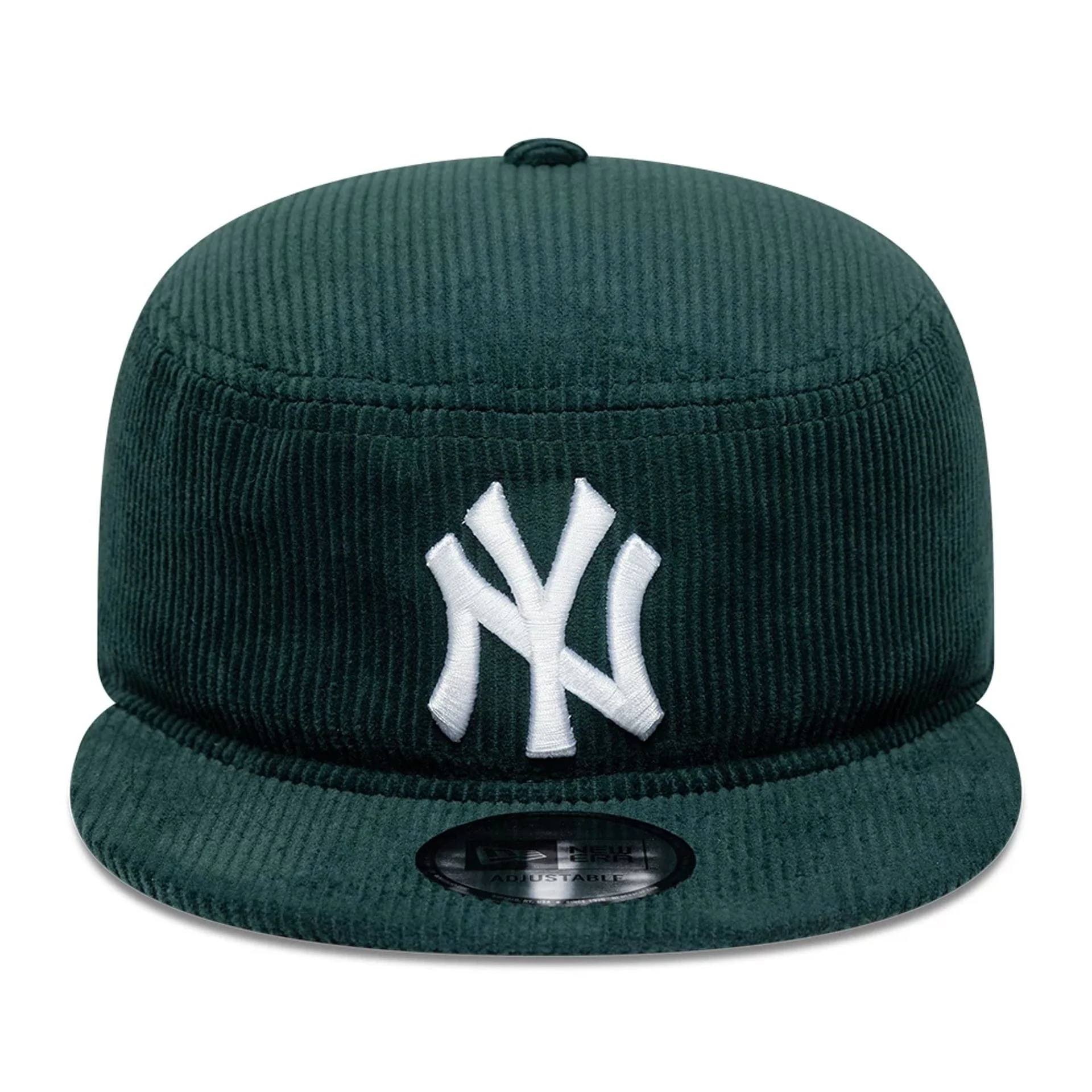 New York Yankees MLB Cord Dark Green Pillbox Adjustable Cap - Image 2