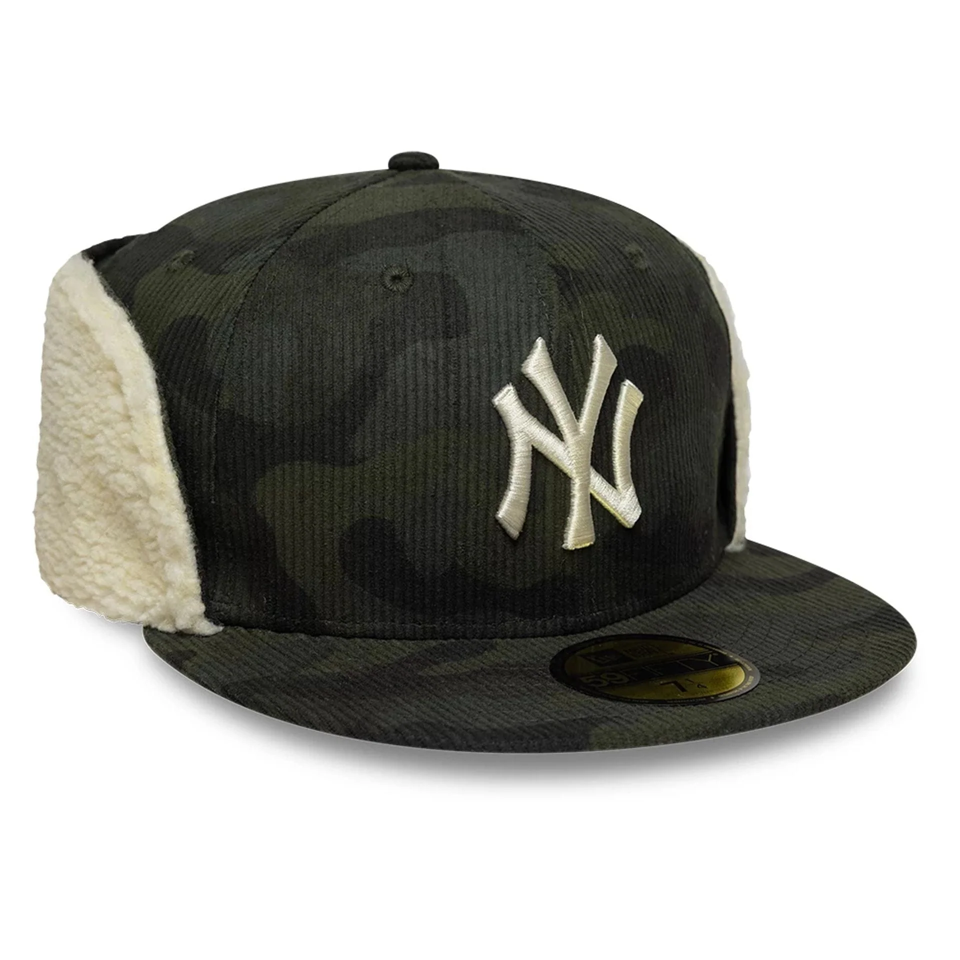 New York Yankees MLB Cord Green Downflap 59FIFTY Fitted Cap - Image 4
