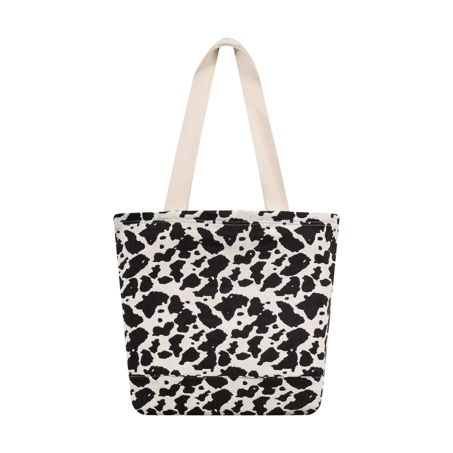 New York Yankees MLB Cow Jacquard Cream Tote Bag - Image 2