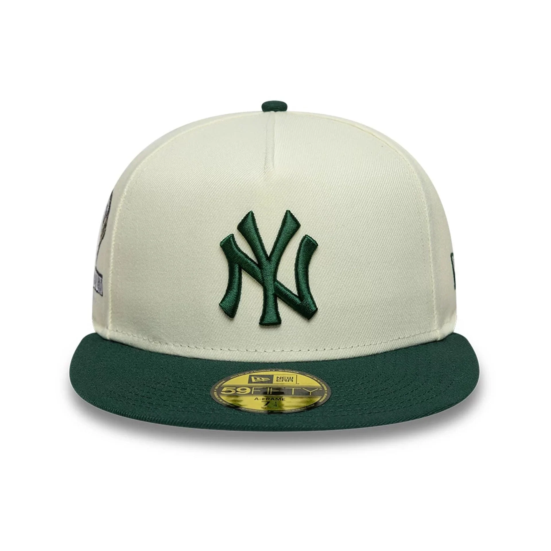 New York Yankees MLB Cream 59FIFTY A-Frame Fitted Cap - Image 3