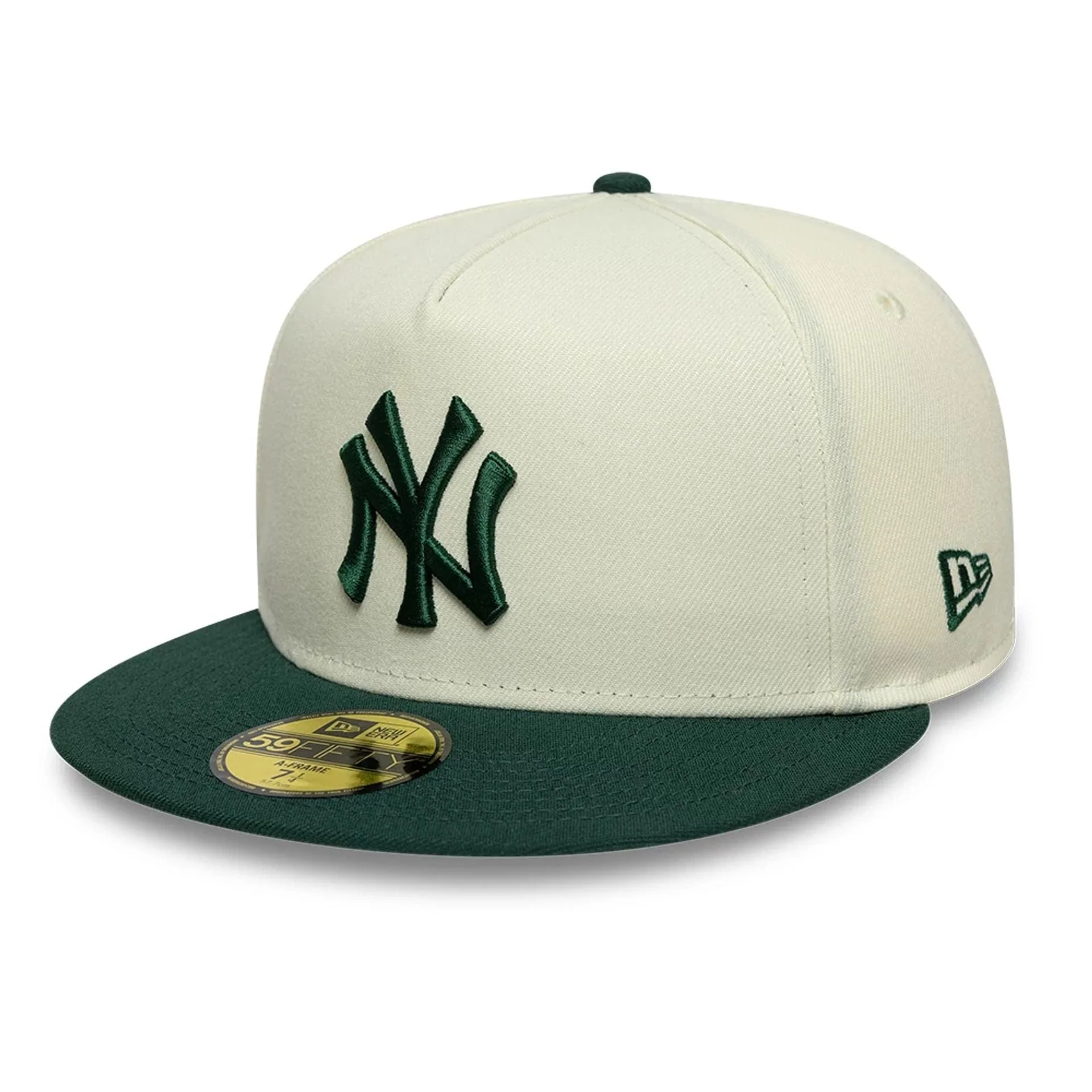New York Yankees MLB Cream 59FIFTY A-Frame Fitted Cap - Image 4