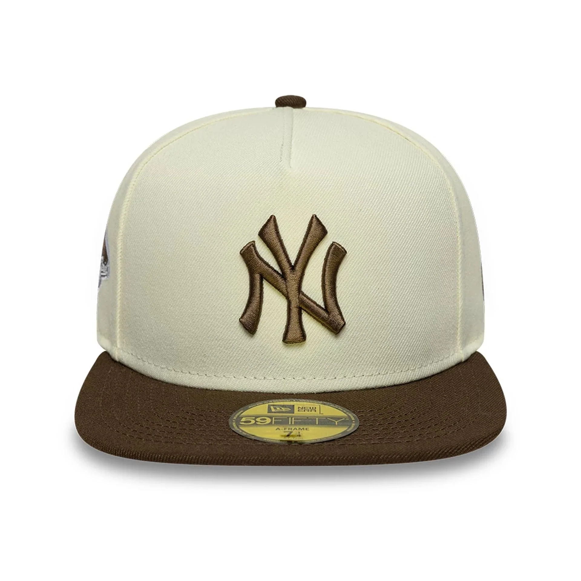 New York Yankees MLB Cream 59FIFTY A-Frame Fitted Cap - Image 3