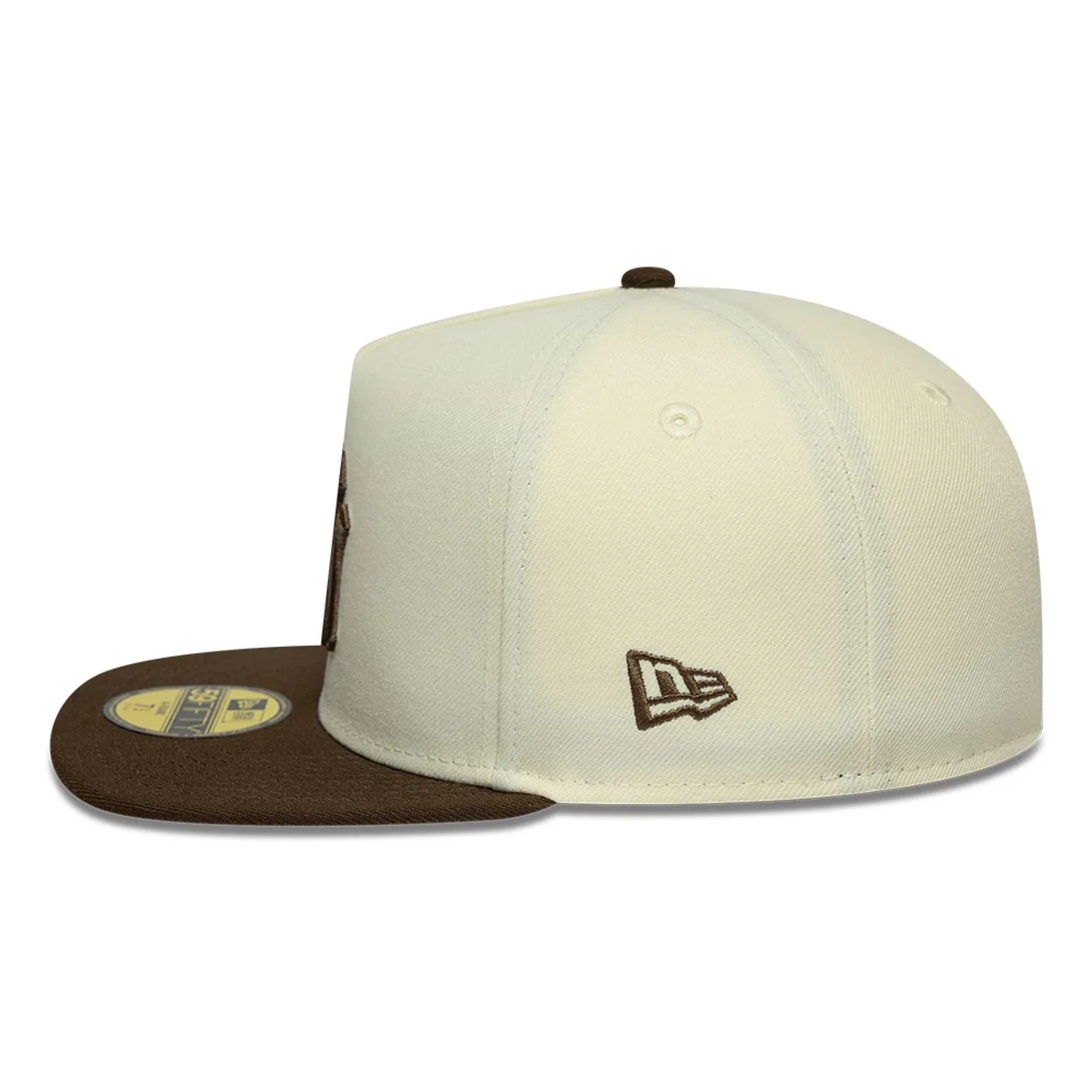 New York Yankees MLB Cream 59FIFTY A-Frame Fitted Cap - Image 6