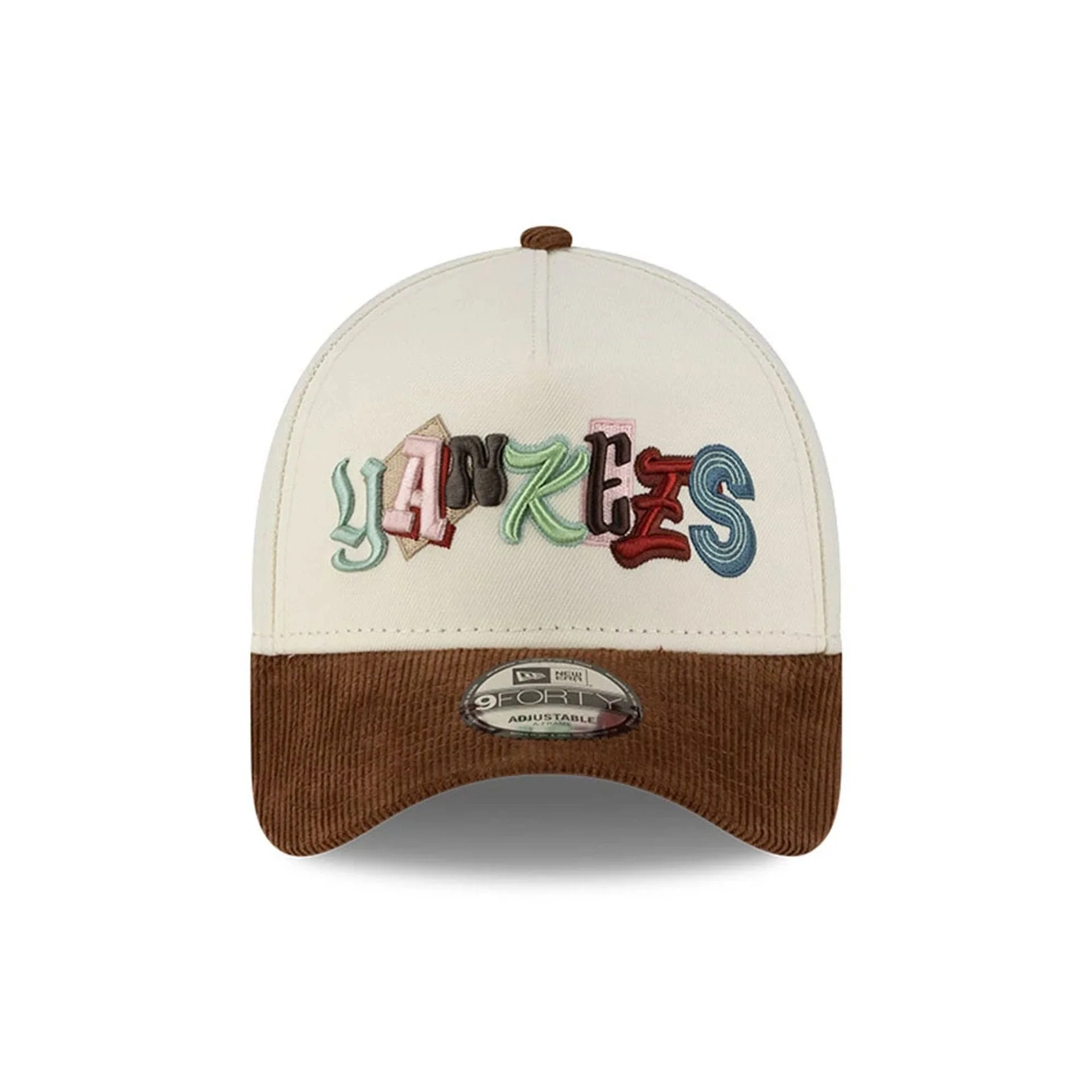New York Yankees MLB DIY Note Dark Brown 9FORTY A-Frame Cap - Image 3