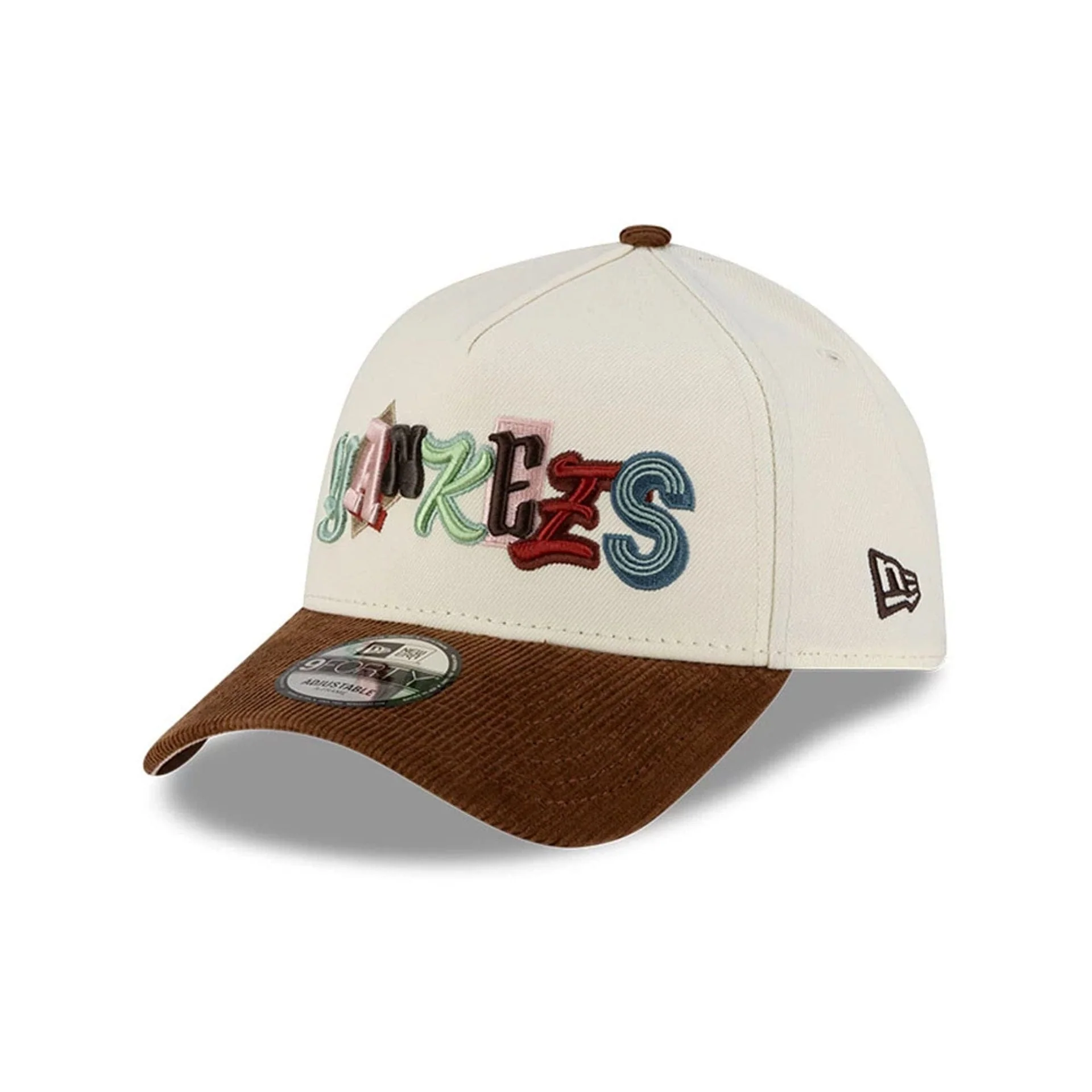 New York Yankees MLB DIY Note Dark Brown 9FORTY A-Frame Cap - Image 4