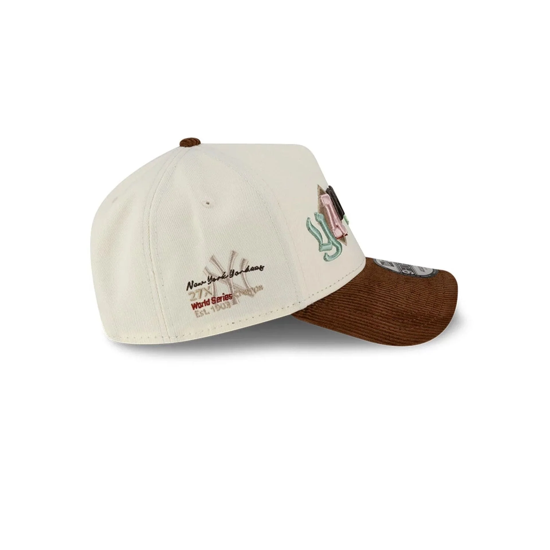 New York Yankees MLB DIY Note Dark Brown 9FORTY A-Frame Cap - Image 6