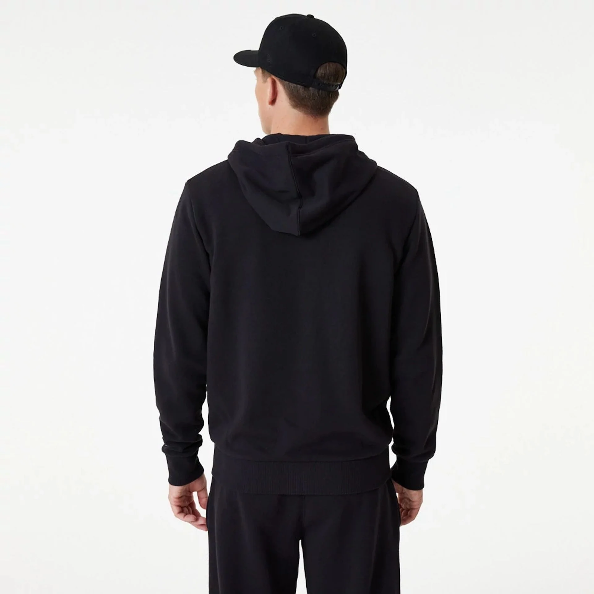 New York Yankees MLB Essential Black Full Zip Hoodie - Image 7