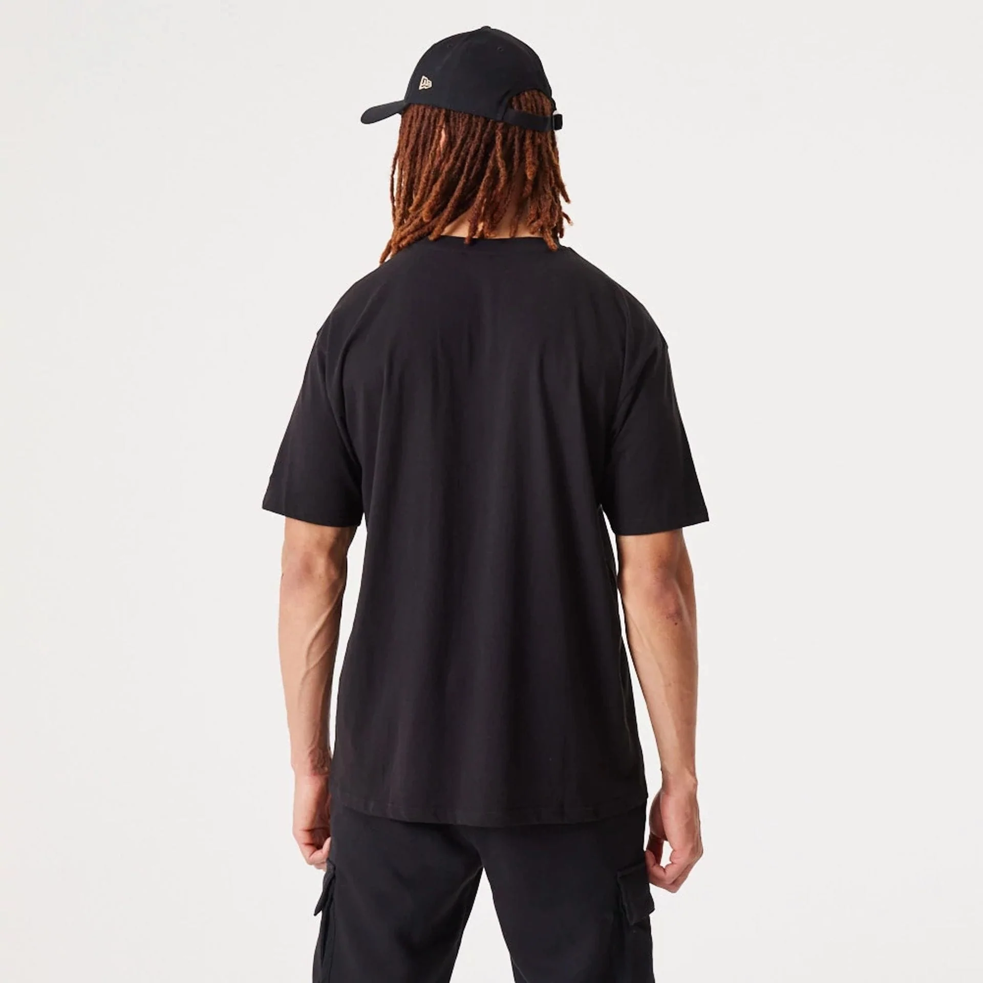 New York Yankees MLB Essential Black Oversized T-Shirt - Image 8