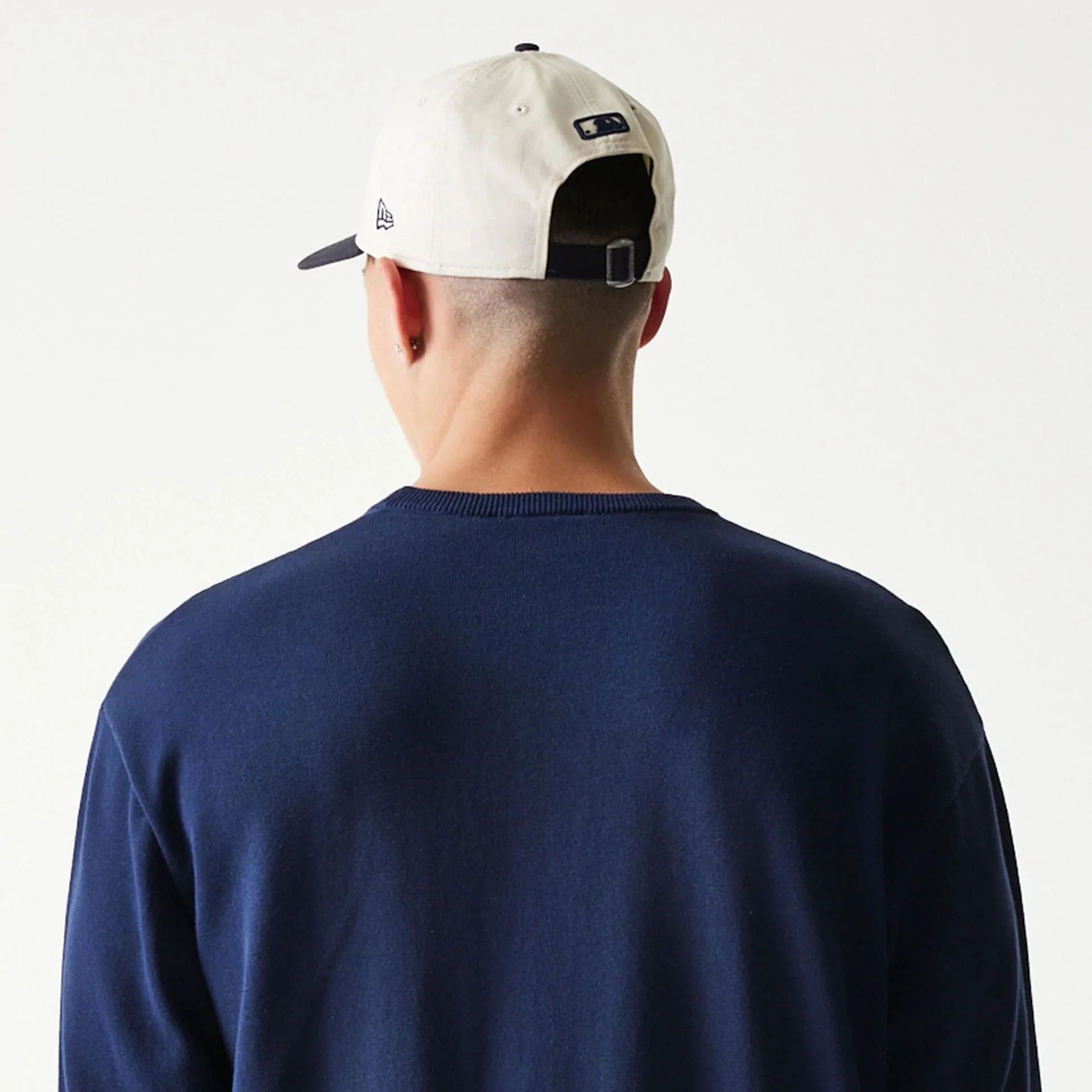New York Yankees MLB Essential Navy Knitted Sweater - Image 7