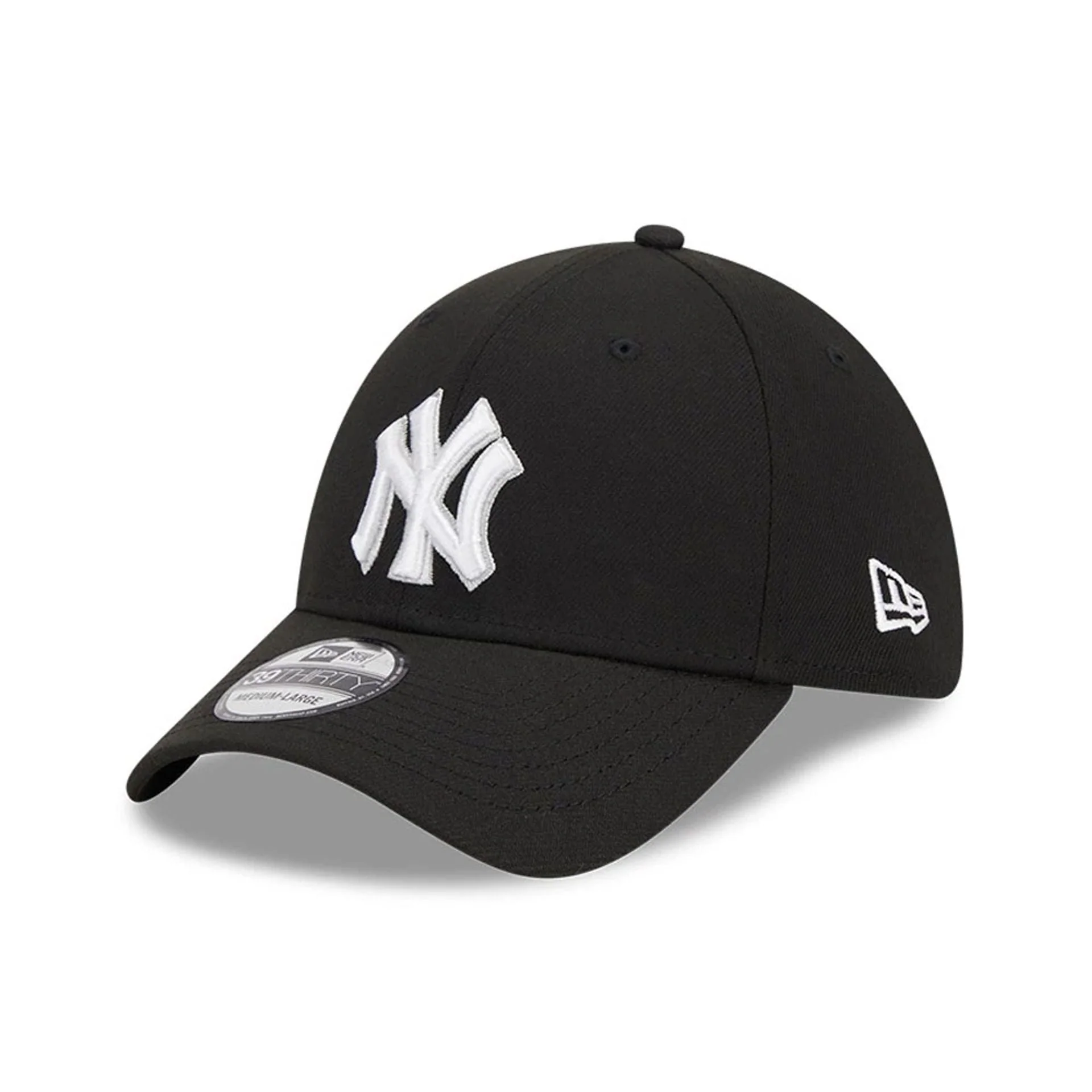 New York Yankees MLB Evergreen Black 39THIRTY Stretch Fit Cap - Image 8