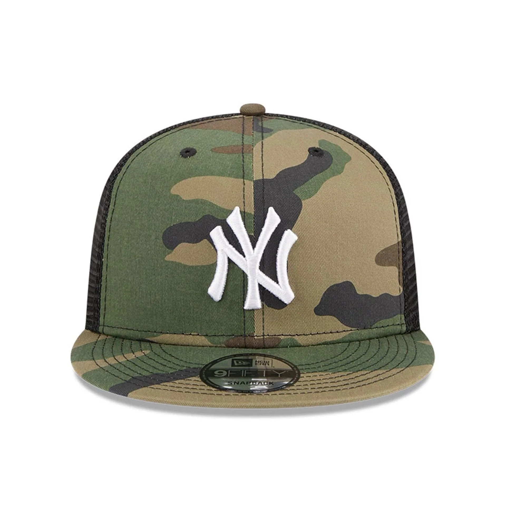 New York Yankees MLB Evergreen Camo 9FIFTY Trucker Adjustable Cap - Image 3