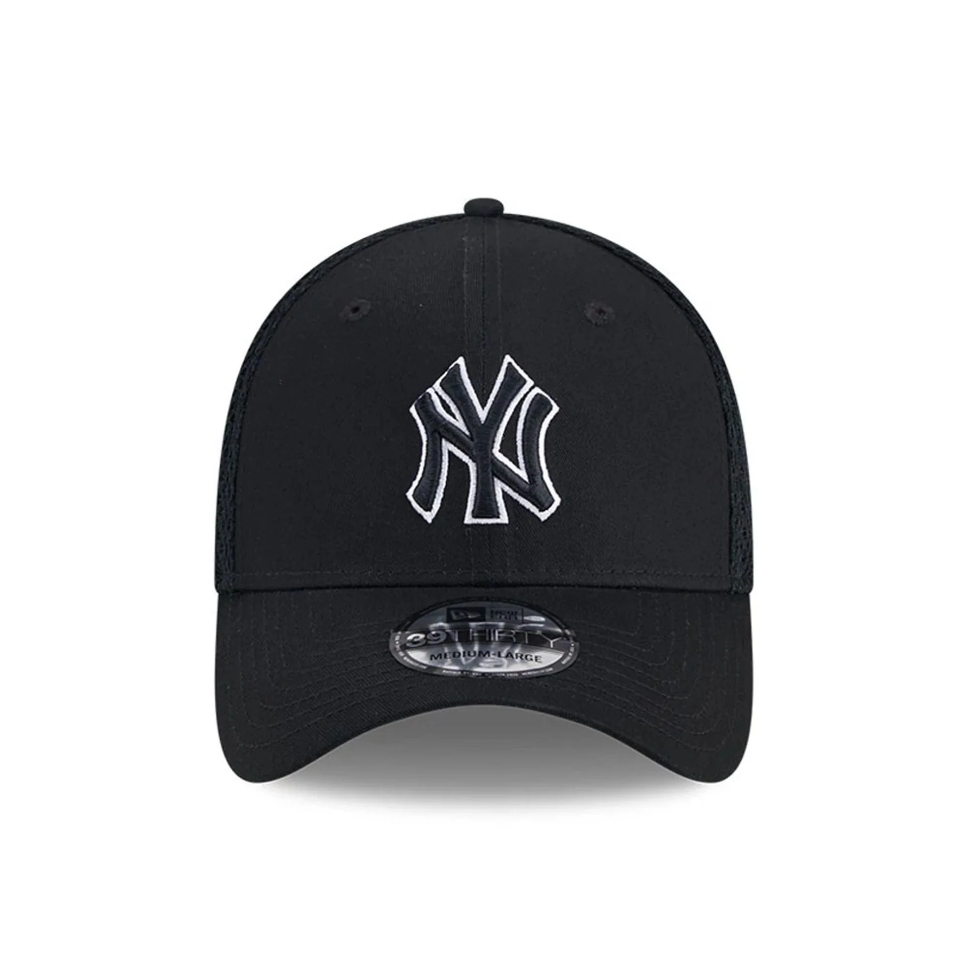 New York Yankees MLB Evergreen Neo Black 39THIRTY Stretch Fit Cap - Image 3