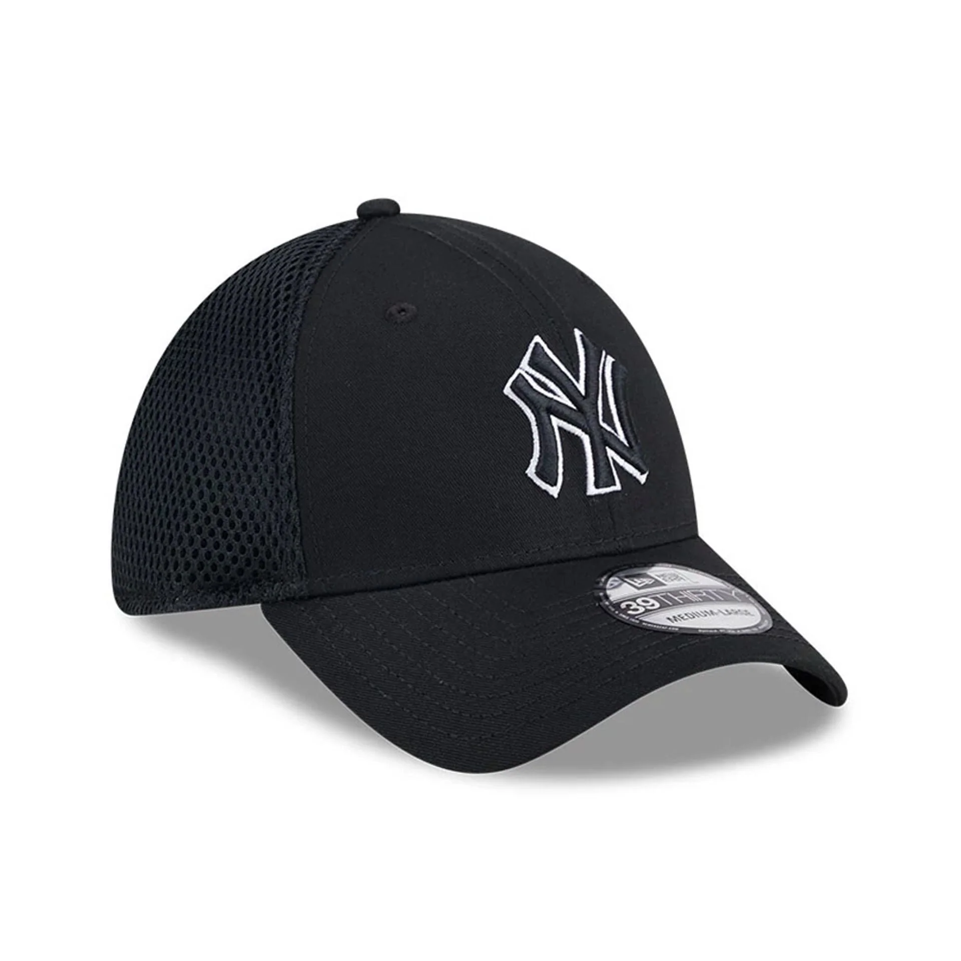 New York Yankees MLB Evergreen Neo Black 39THIRTY Stretch Fit Cap - Image 4