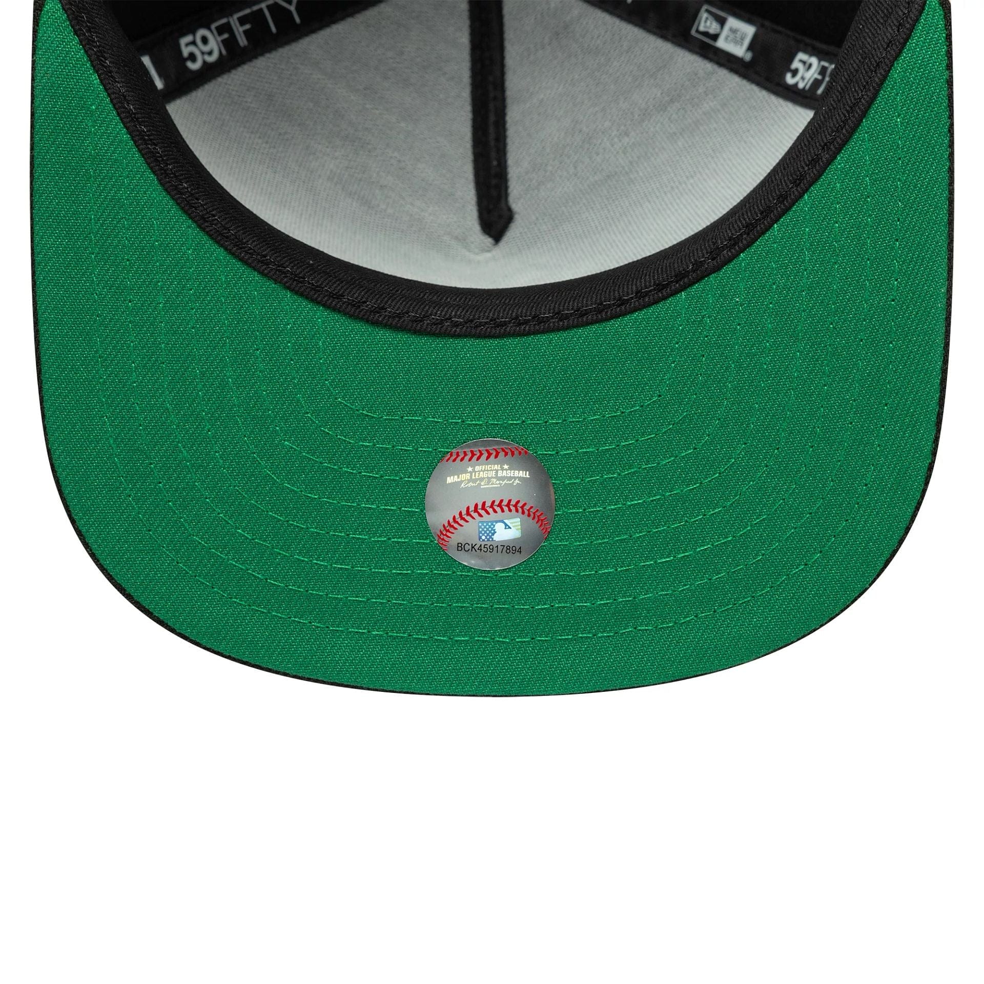 New York Yankees MLB Flat Black 59FIFTY A-Frame Fitted Cap - Image 2