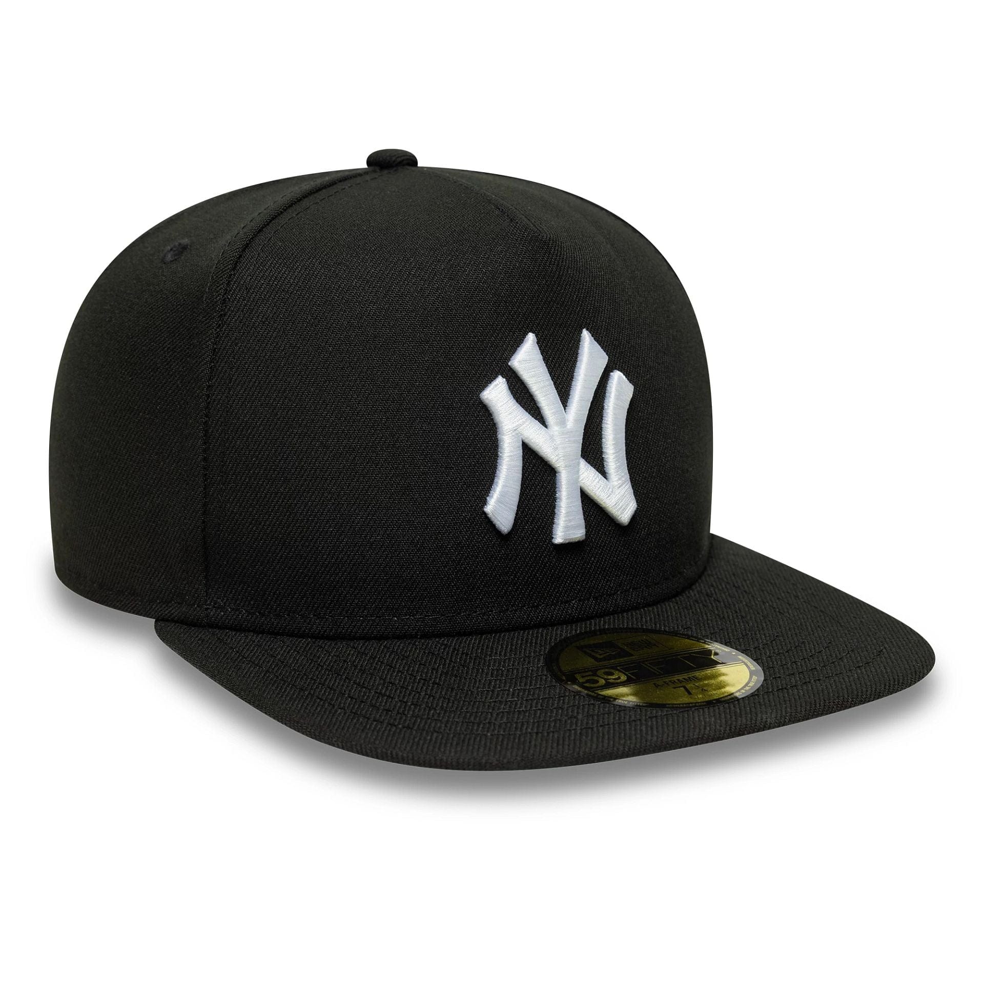 New York Yankees MLB Flat Black 59FIFTY A-Frame Fitted Cap - Image 4