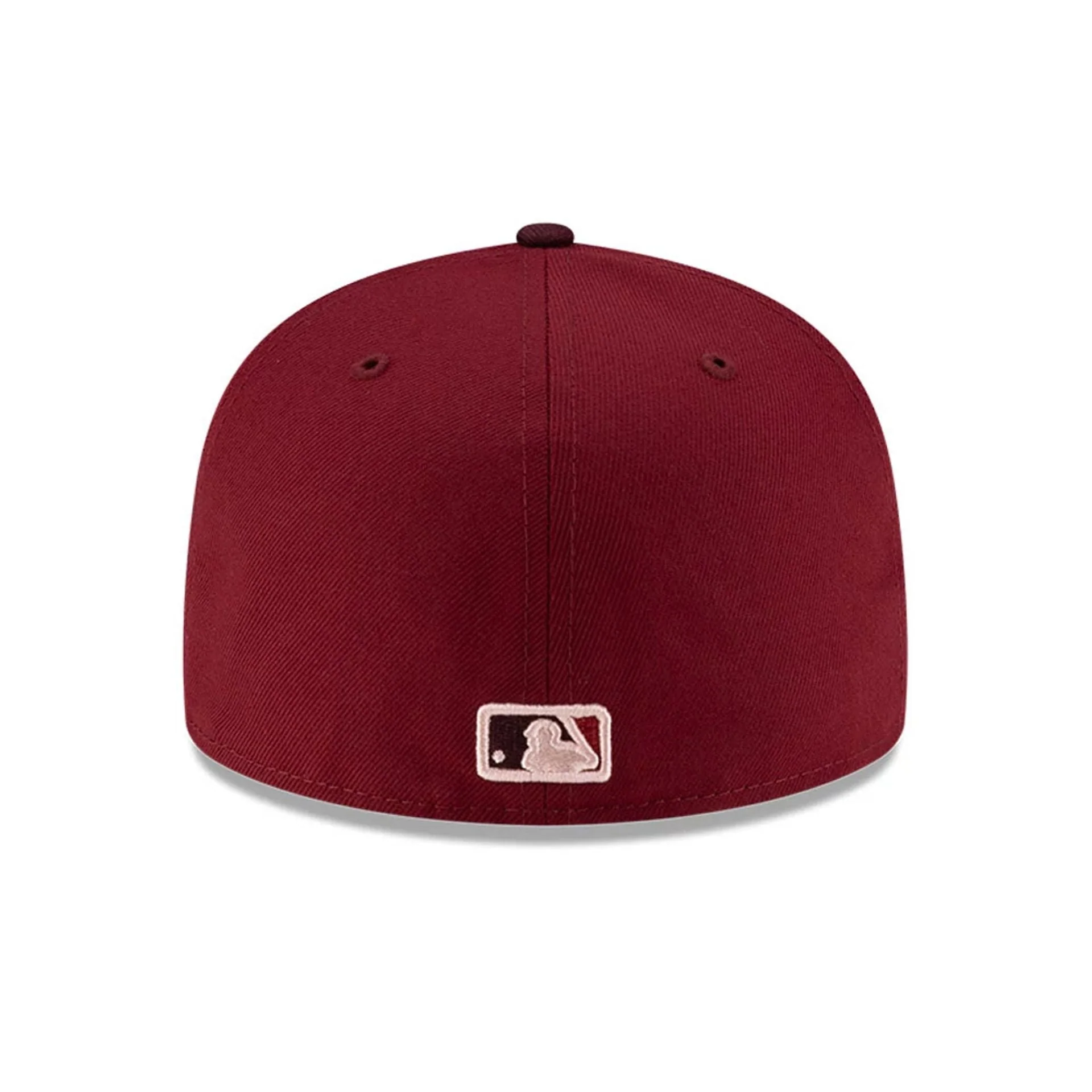 New York Yankees MLB Flourishes Dark Red 59FIFTY Fitted Cap - Image 7