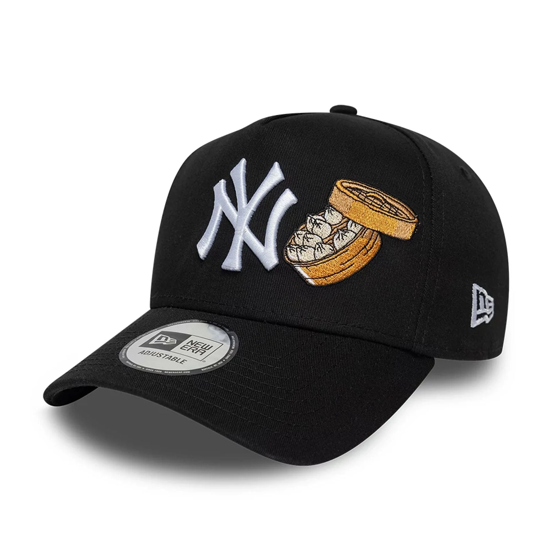 New York Yankees MLB Food Black 9FORTY A-Frame Adjustable Cap - Image 3