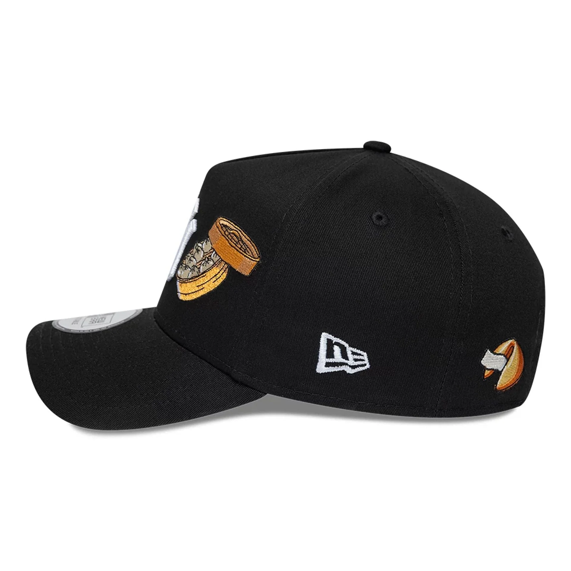New York Yankees MLB Food Black 9FORTY A-Frame Adjustable Cap - Image 4