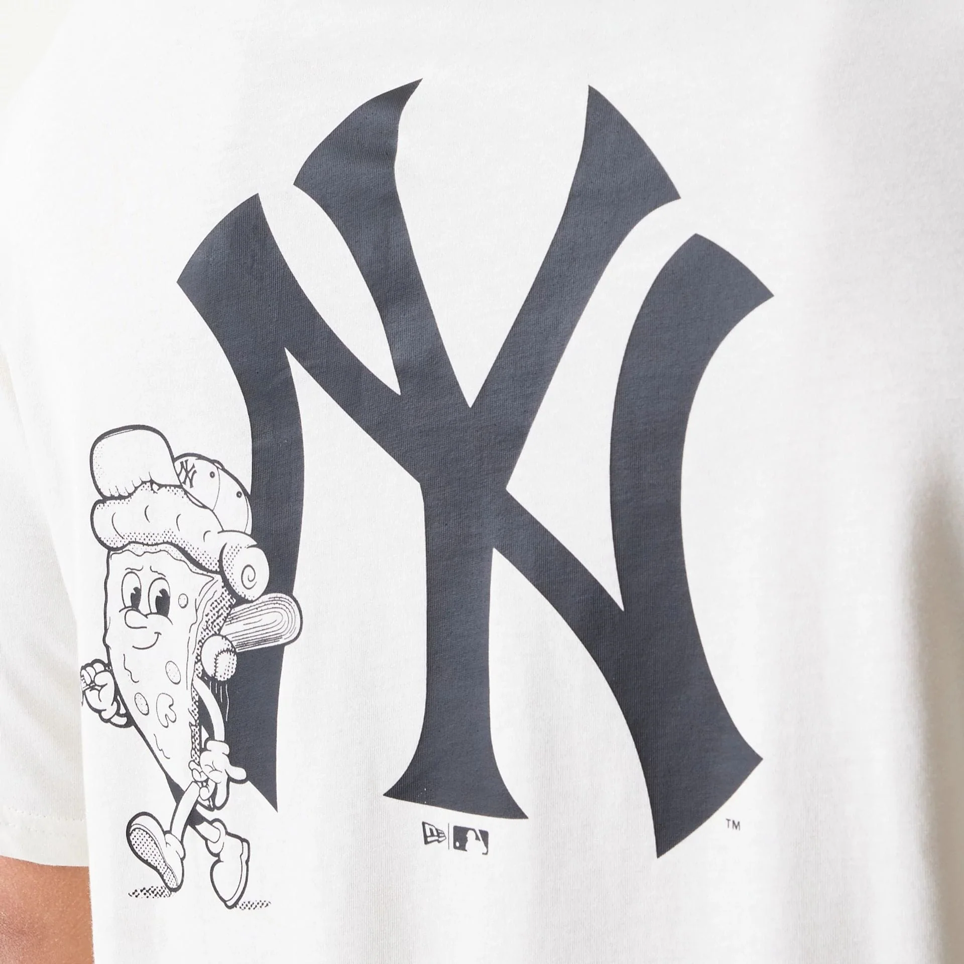 New York Yankees MLB Food Graphic Open White T-Shirt - Image 8