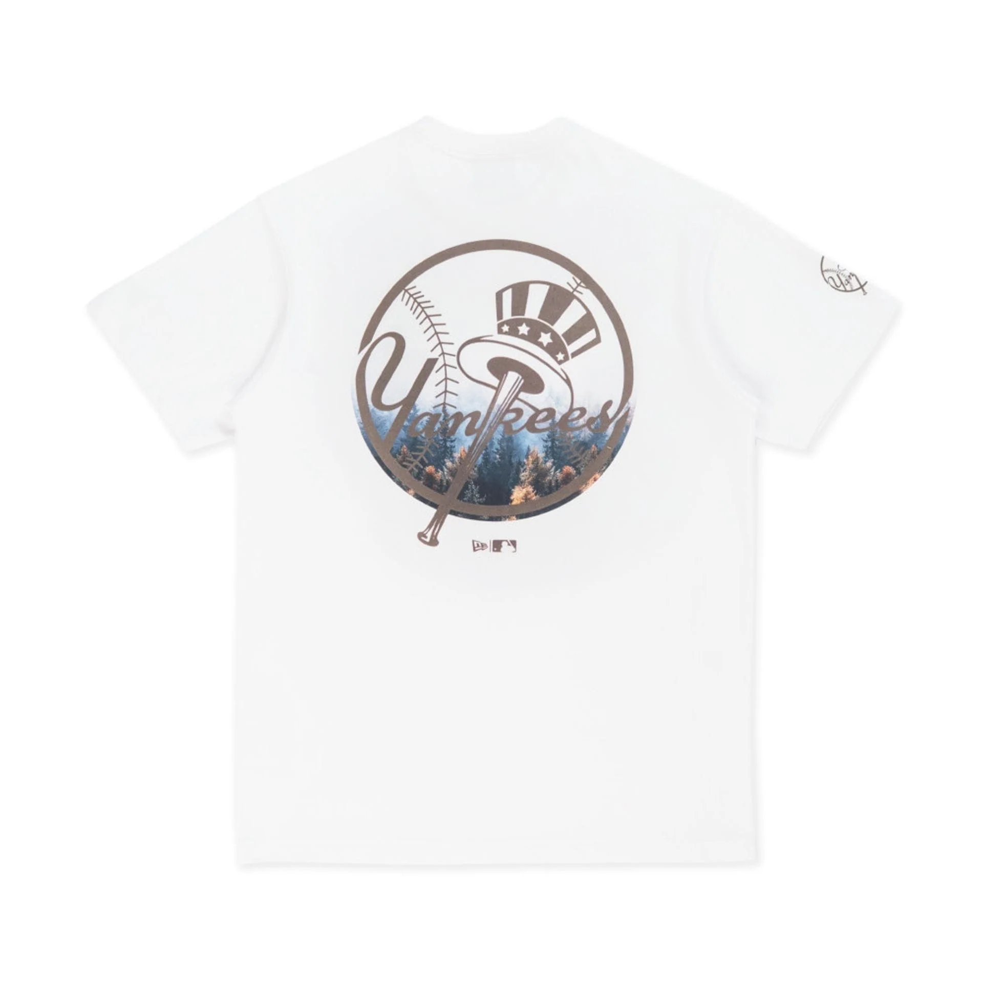 New York Yankees MLB Forest Pack White T-Shirt - Image 2