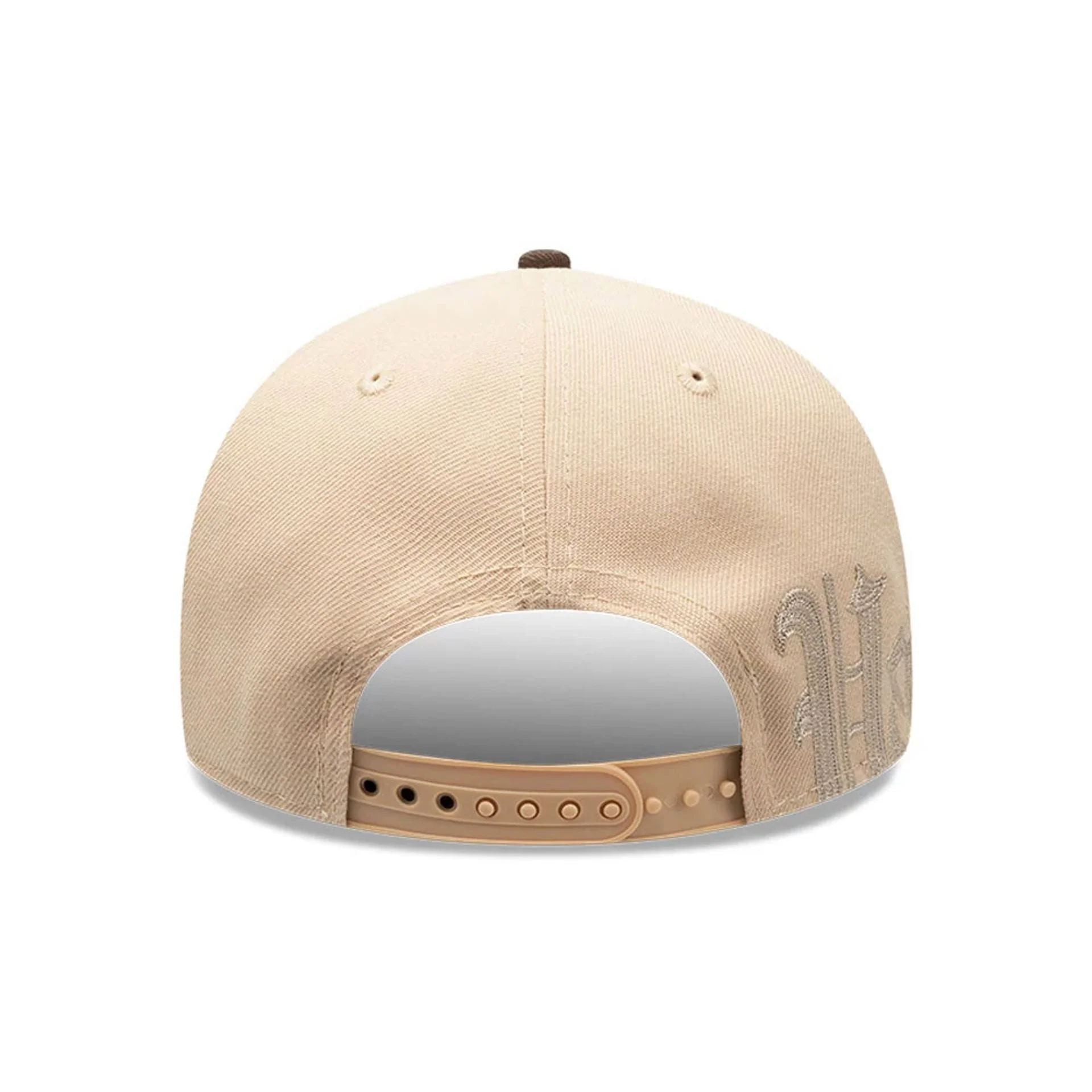 New York Yankees MLB Gothic Script Beige Retro Crown 9FIFTY Cap - Image 5
