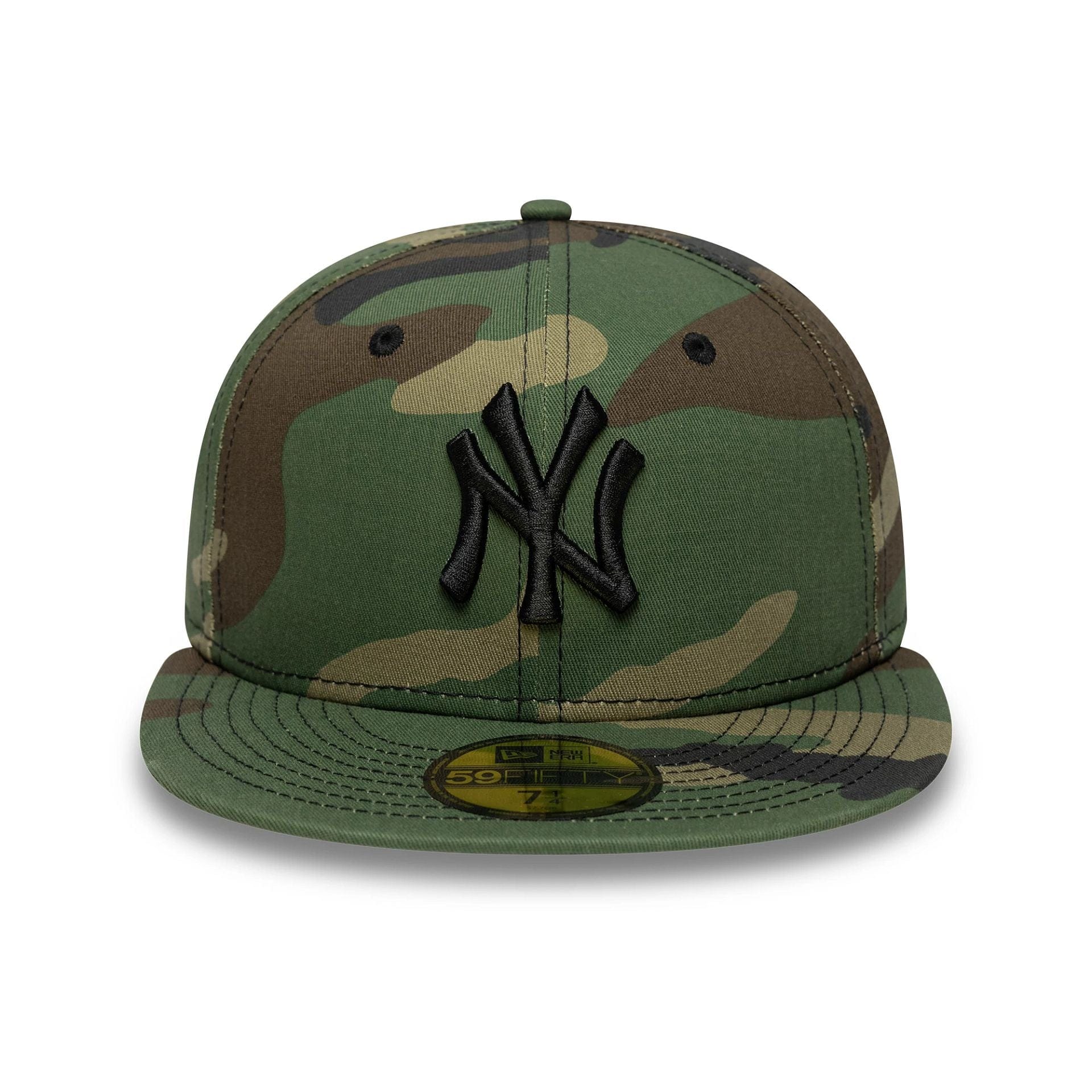 New York Yankees MLB Green Camo 59FIFTY Fitted Cap - Image 2