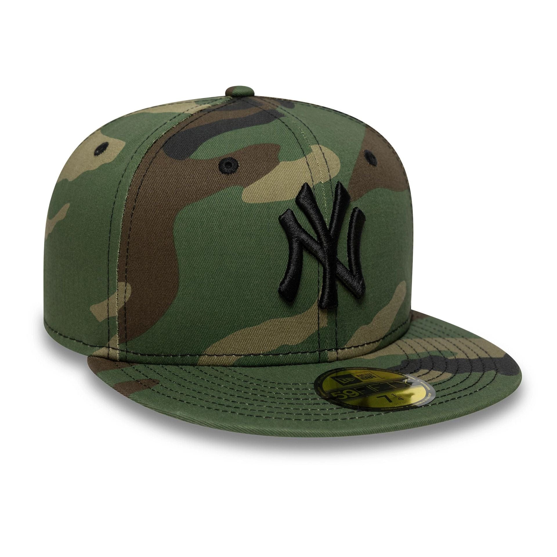 New York Yankees MLB Green Camo 59FIFTY Fitted Cap - Image 3