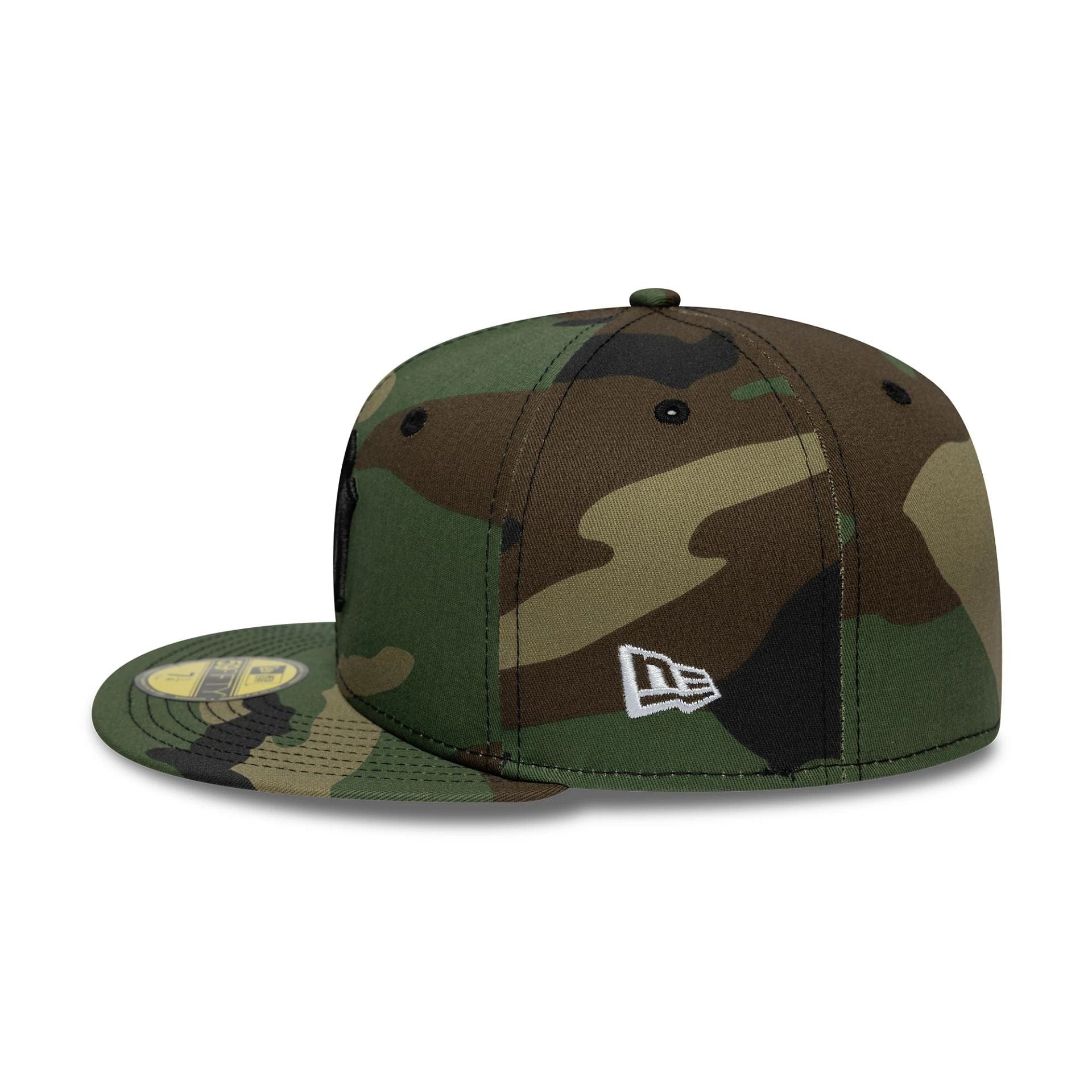 New York Yankees MLB Green Camo 59FIFTY Fitted Cap - Image 4