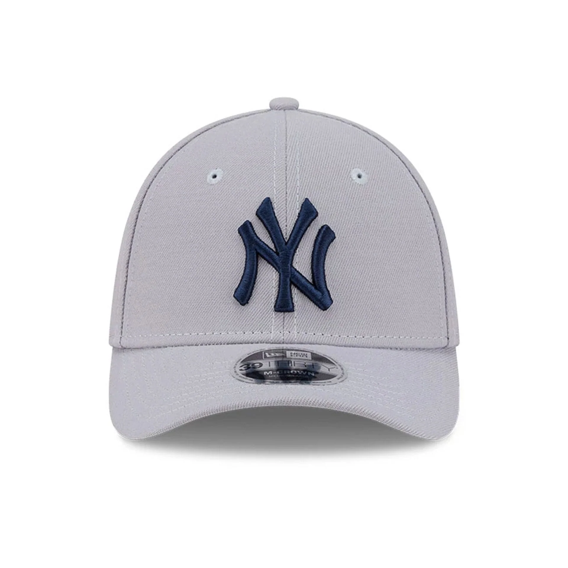 New York Yankees MLB Grey 39THIRTY M-Crown Stretch Fit Cap - Image 2