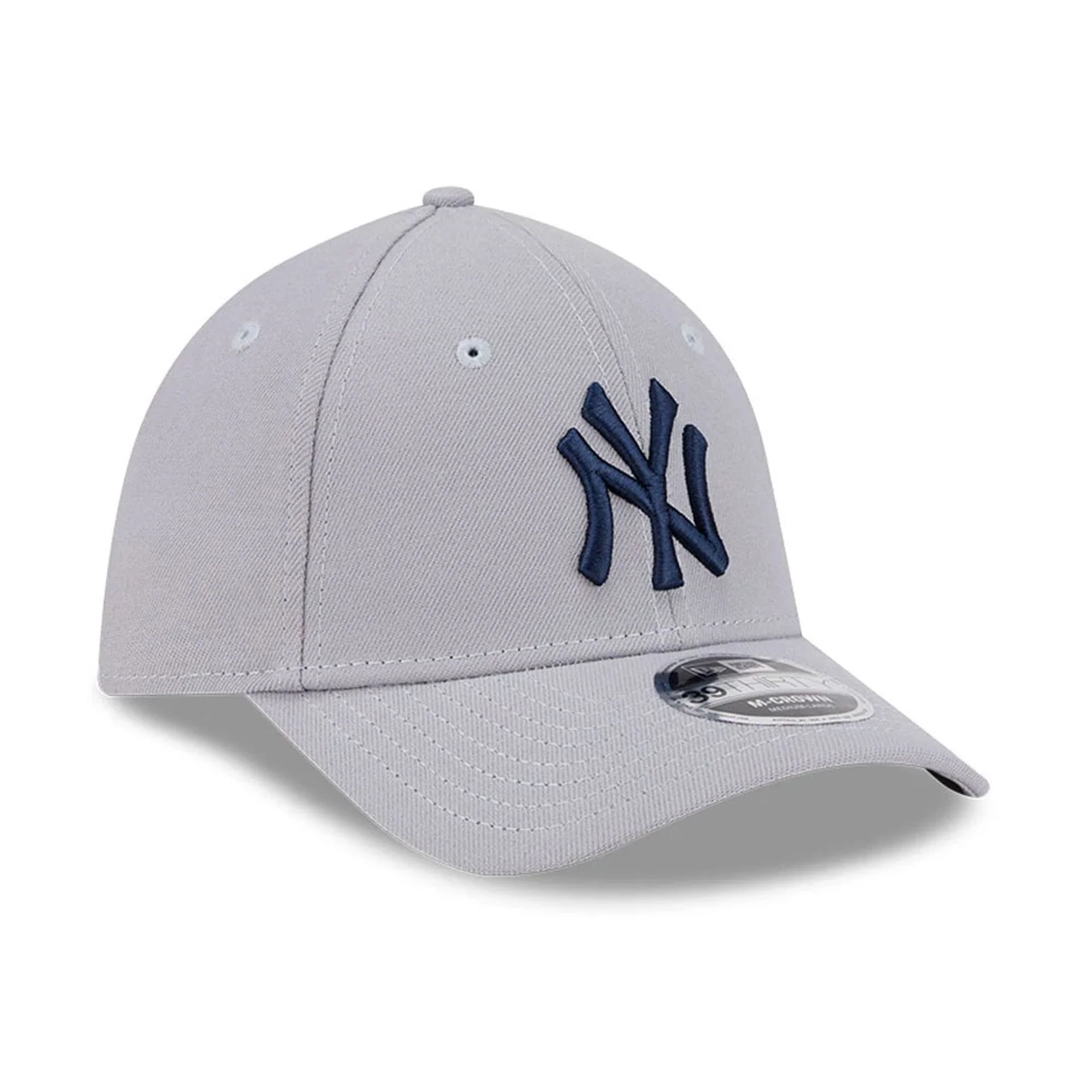 New York Yankees MLB Grey 39THIRTY M-Crown Stretch Fit Cap - Image 3