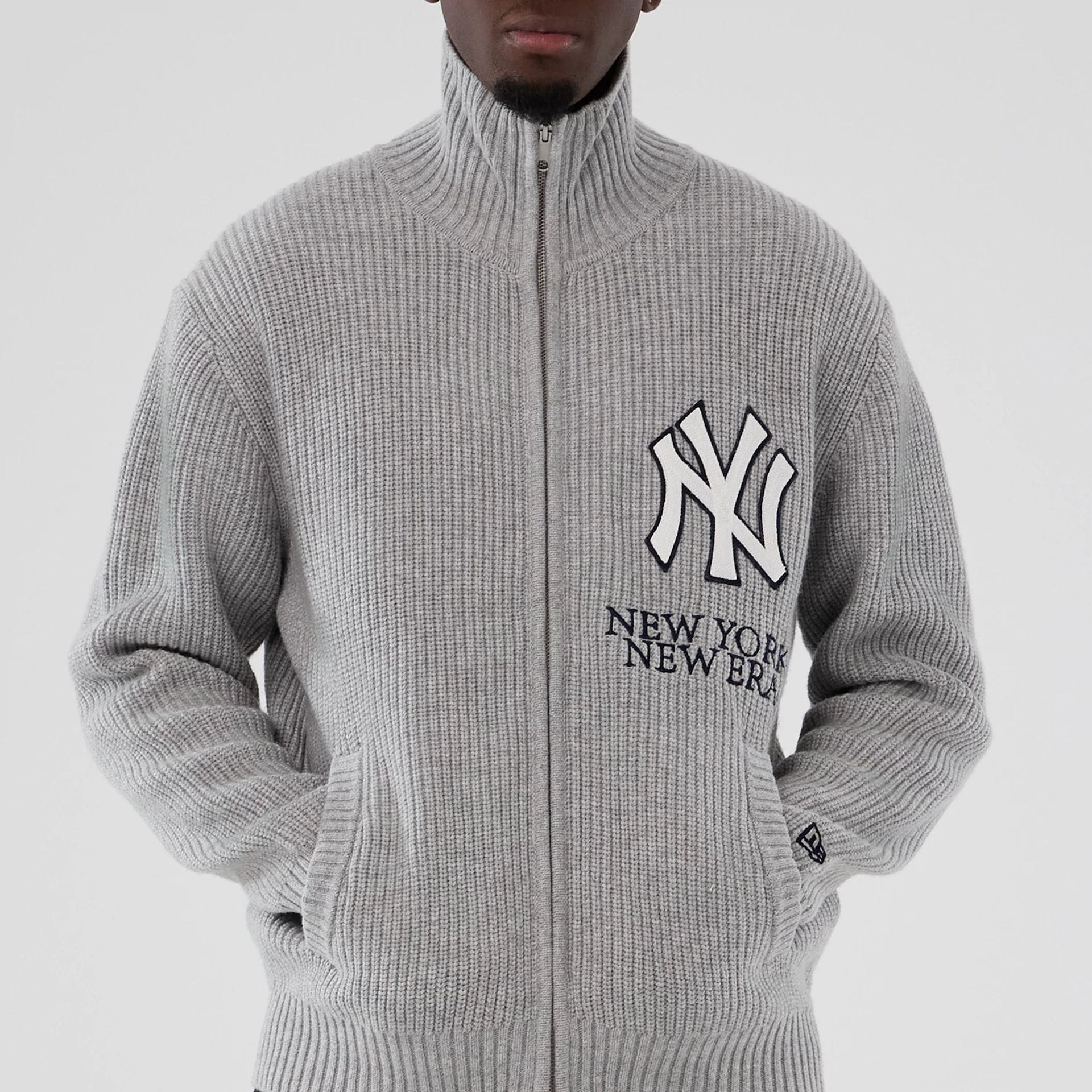 New York Yankees MLB Grey Cardigan - Image 7