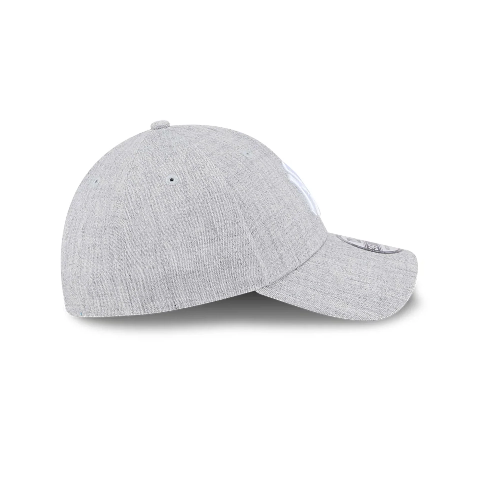 New York Yankees MLB Heather Grey 39THIRTY Stretch Fit Cap - Image 5
