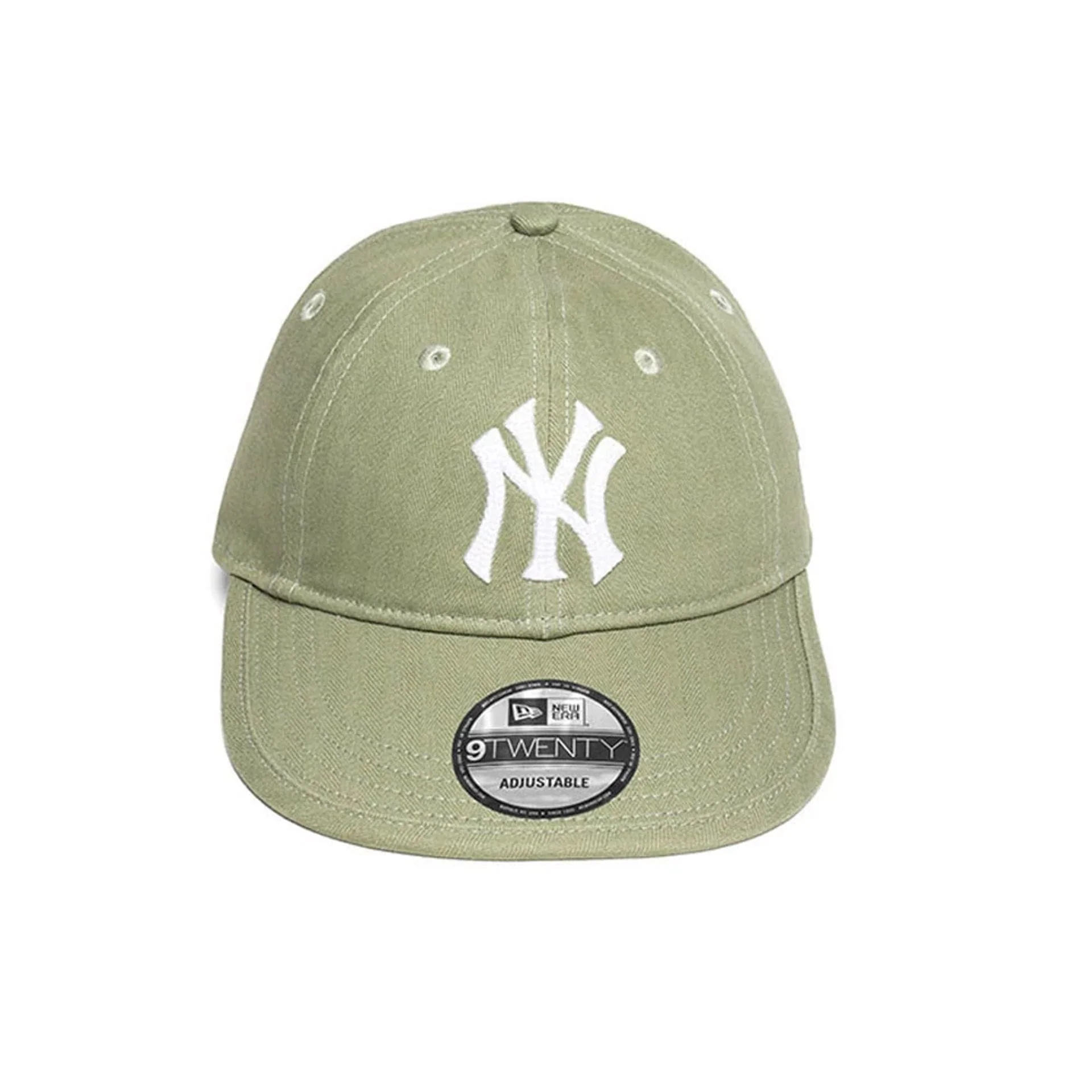 New York Yankees MLB Herringbone Green 9TWENTY Adjustable Cap - Image 2