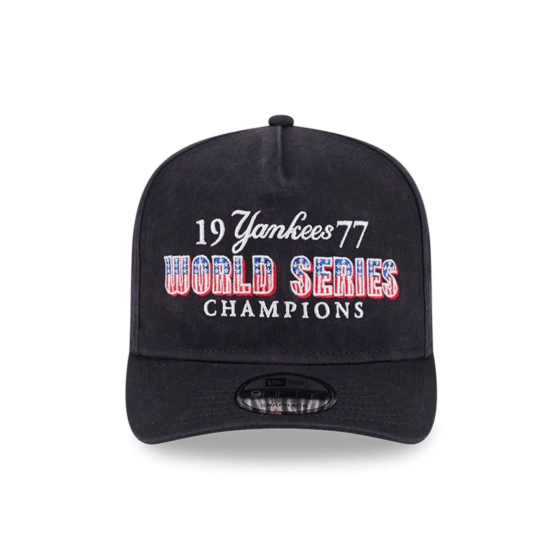 New York Yankees MLB Historic Navy 9FIFTY A-Frame Snapback Adjustable Cap - Image 3