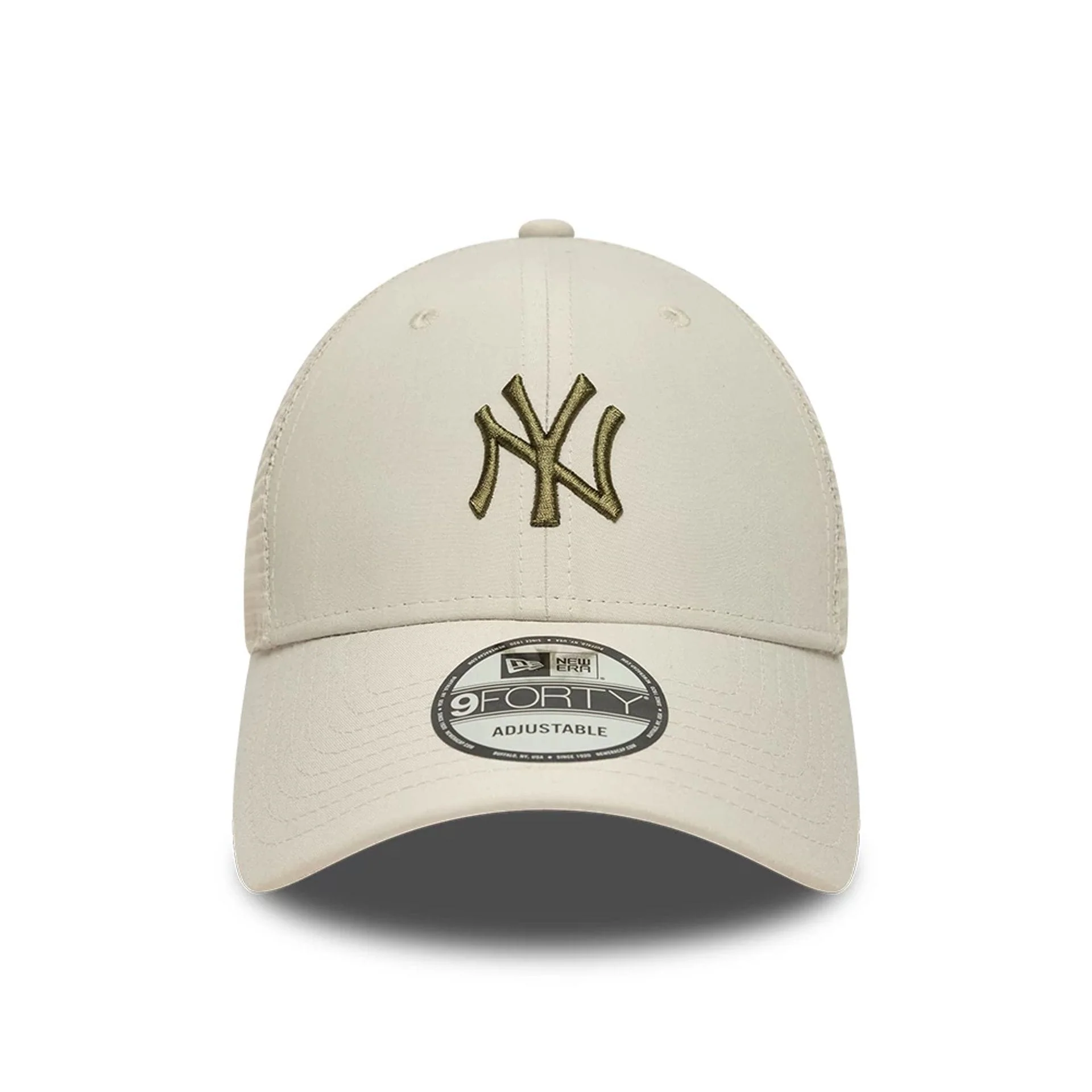 New York Yankees MLB Homefield Cream 9FORTY Trucker Adjustable Cap - Image 2