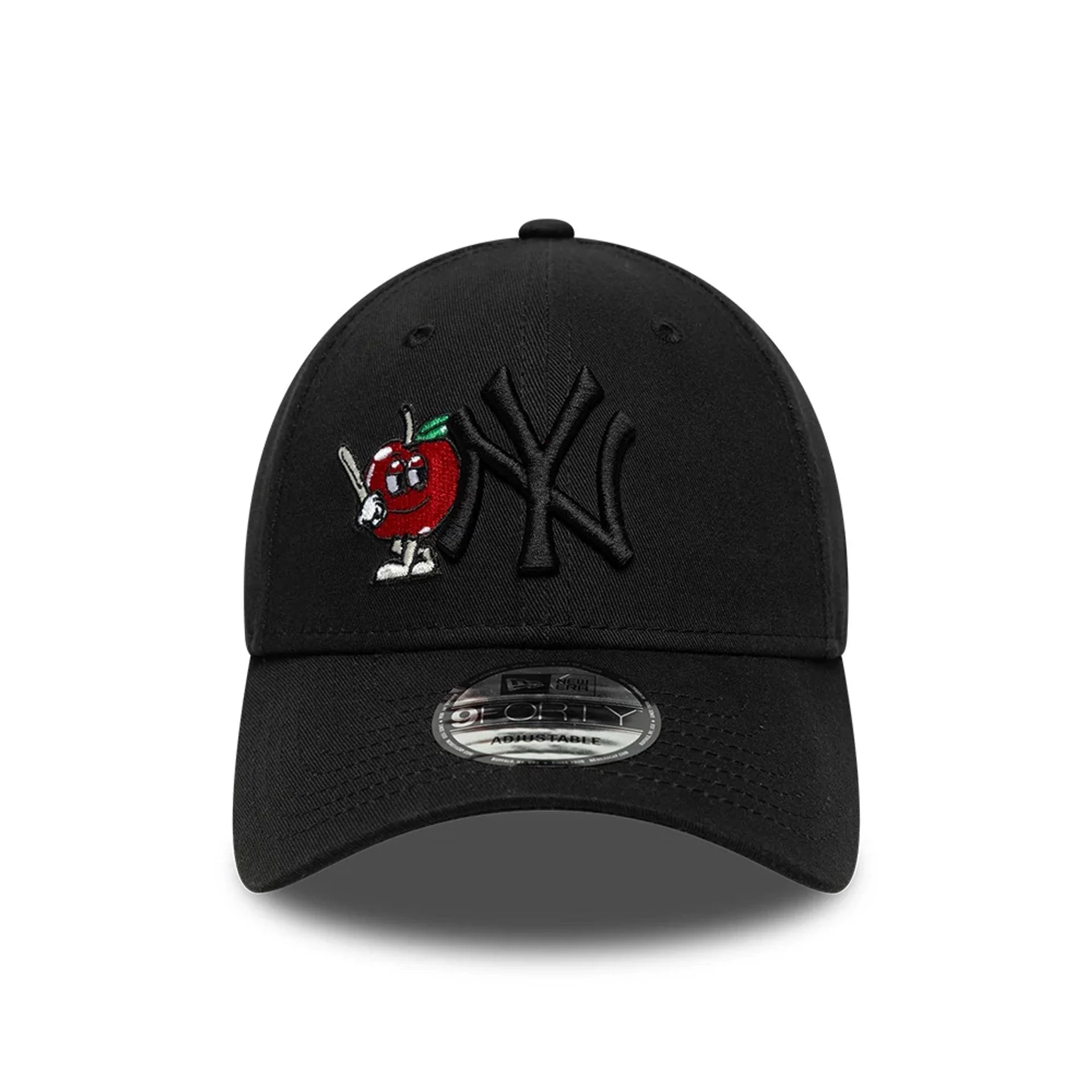 New York Yankees MLB Icon Black 9FORTY Adjustable Cap - Image 2