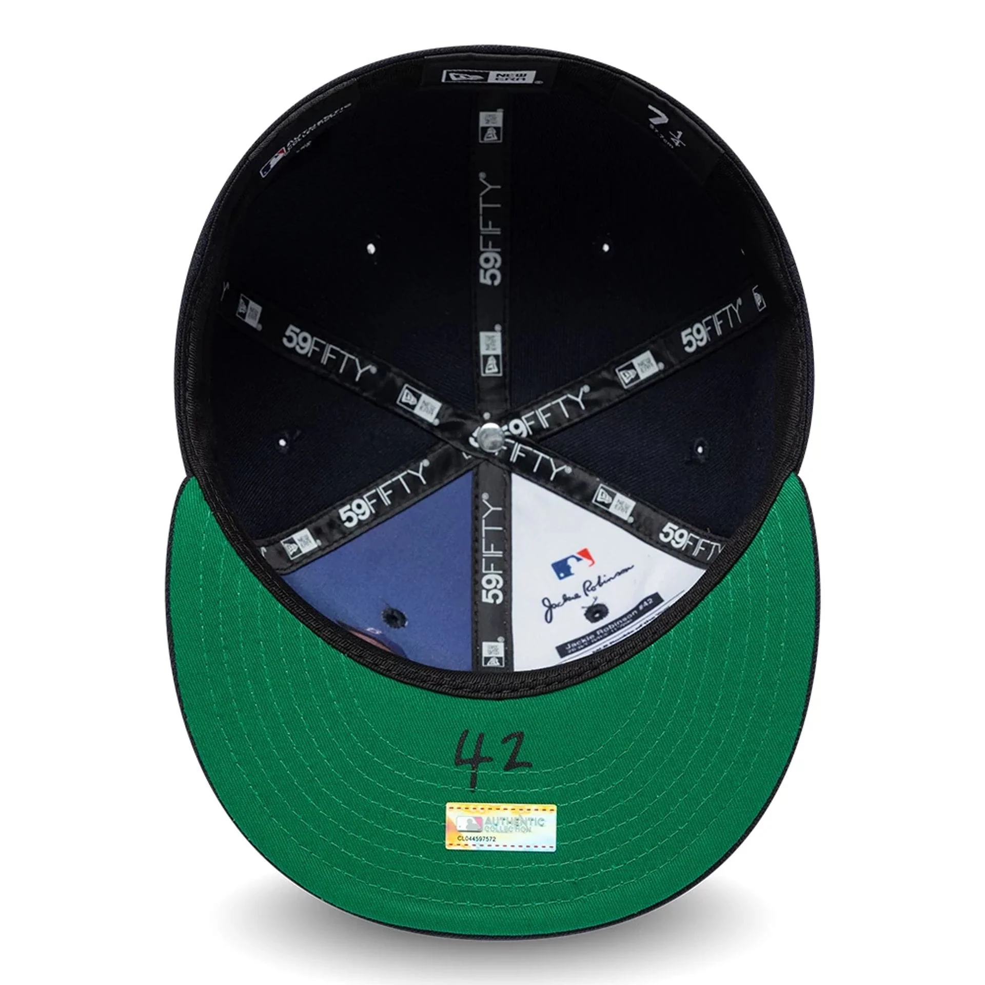 New York Yankees MLB Jackie Robinson Navy 59FIFTY Fitted Cap - Image 2