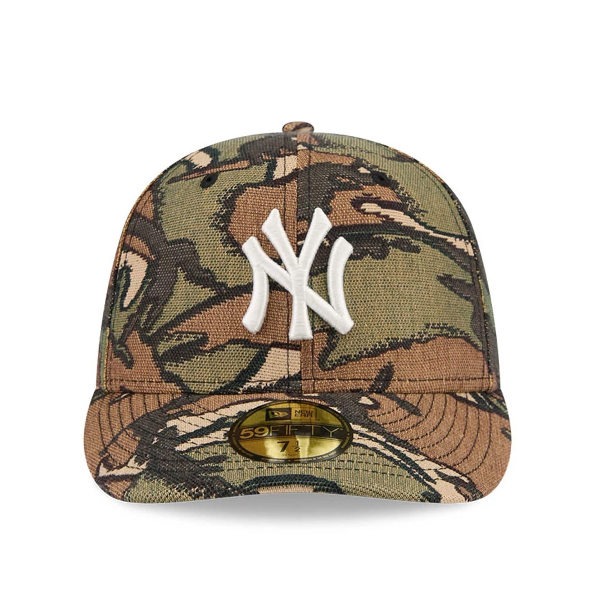 New York Yankees MLB Jacquard Camo 59FIFTY Fitted Cap - Image 3