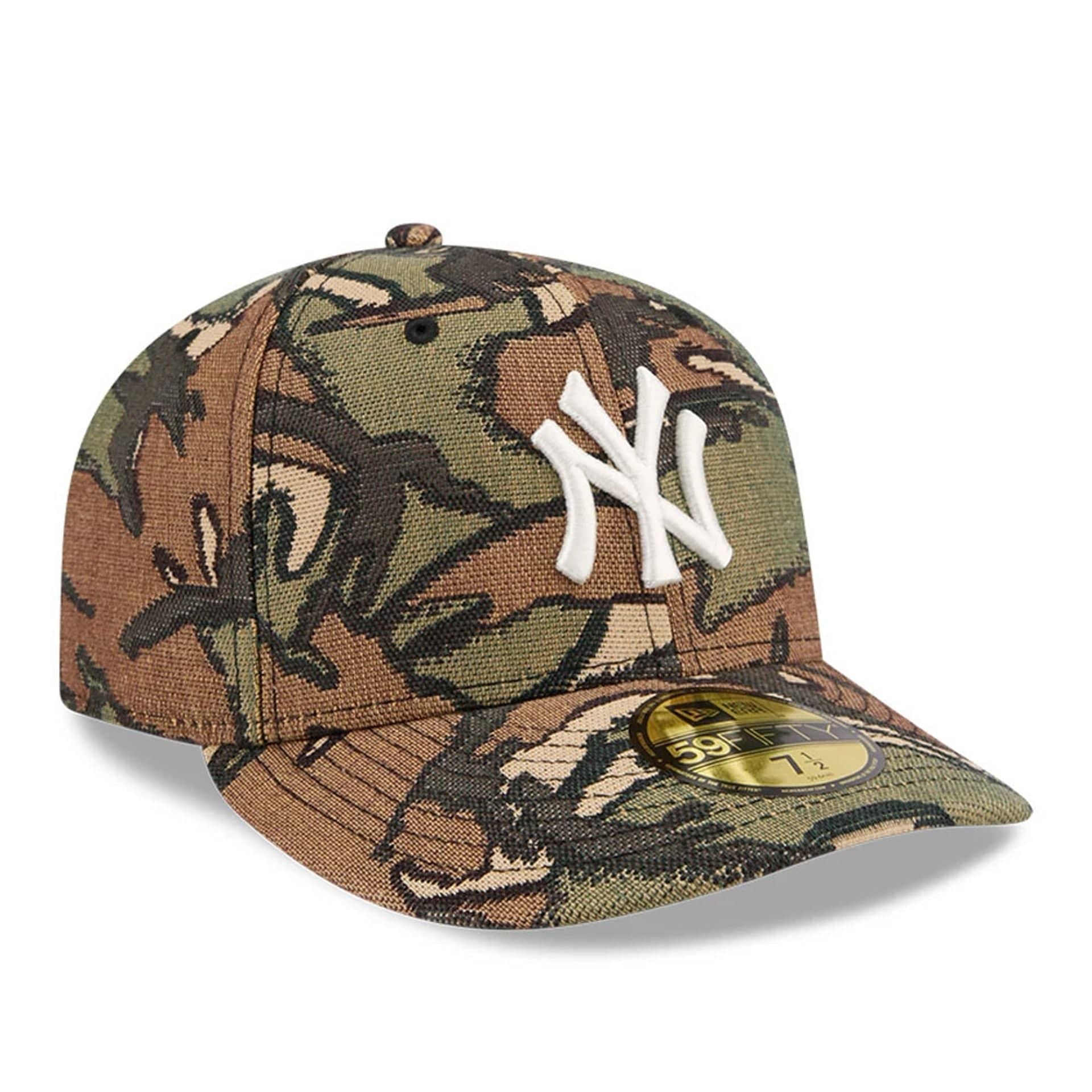 New York Yankees MLB Jacquard Camo 59FIFTY Fitted Cap - Image 4